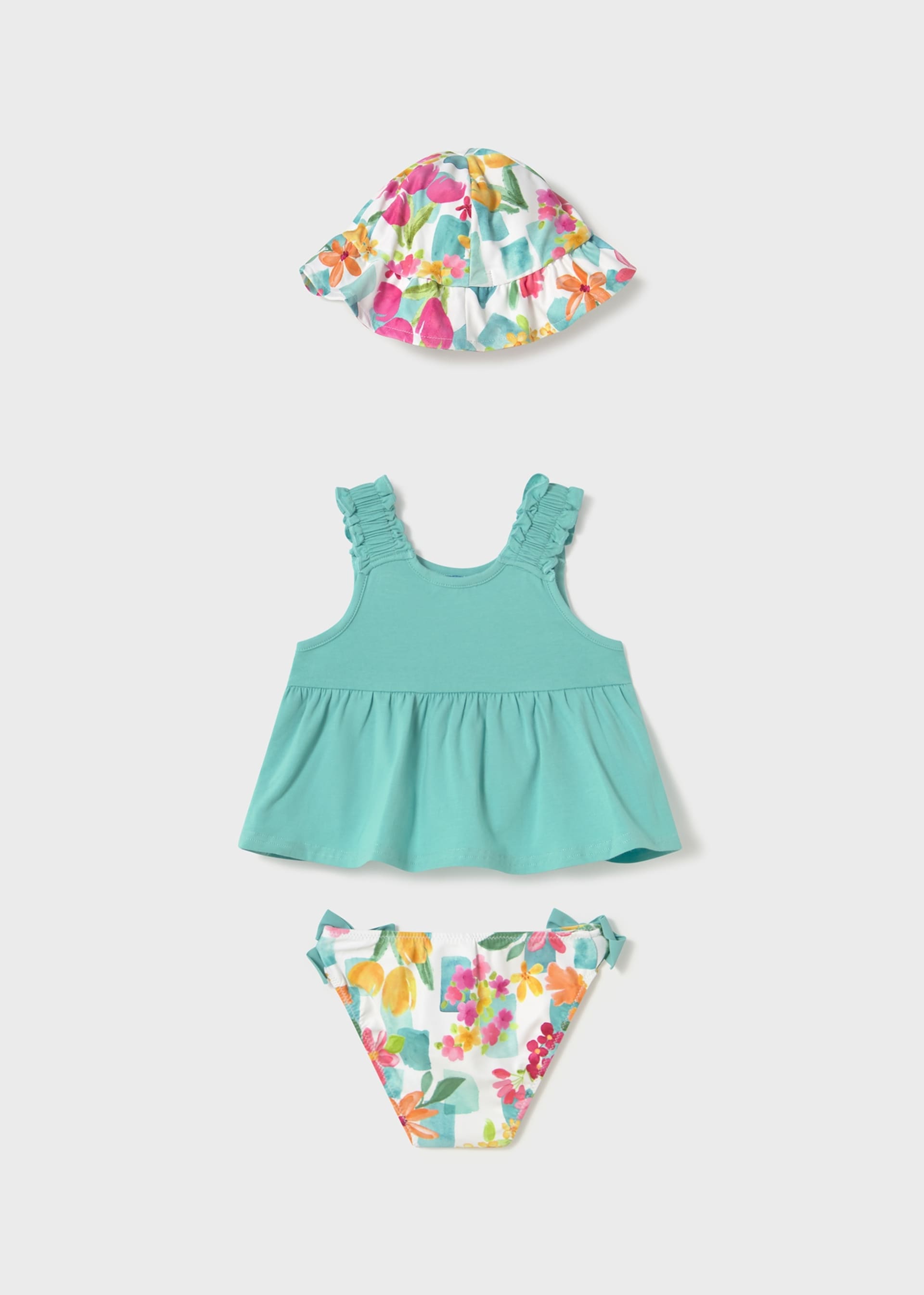 Ensemble 3 pièces de bain protection solaire bébé Ensemble 3 pièces de bain protection solaire bébé