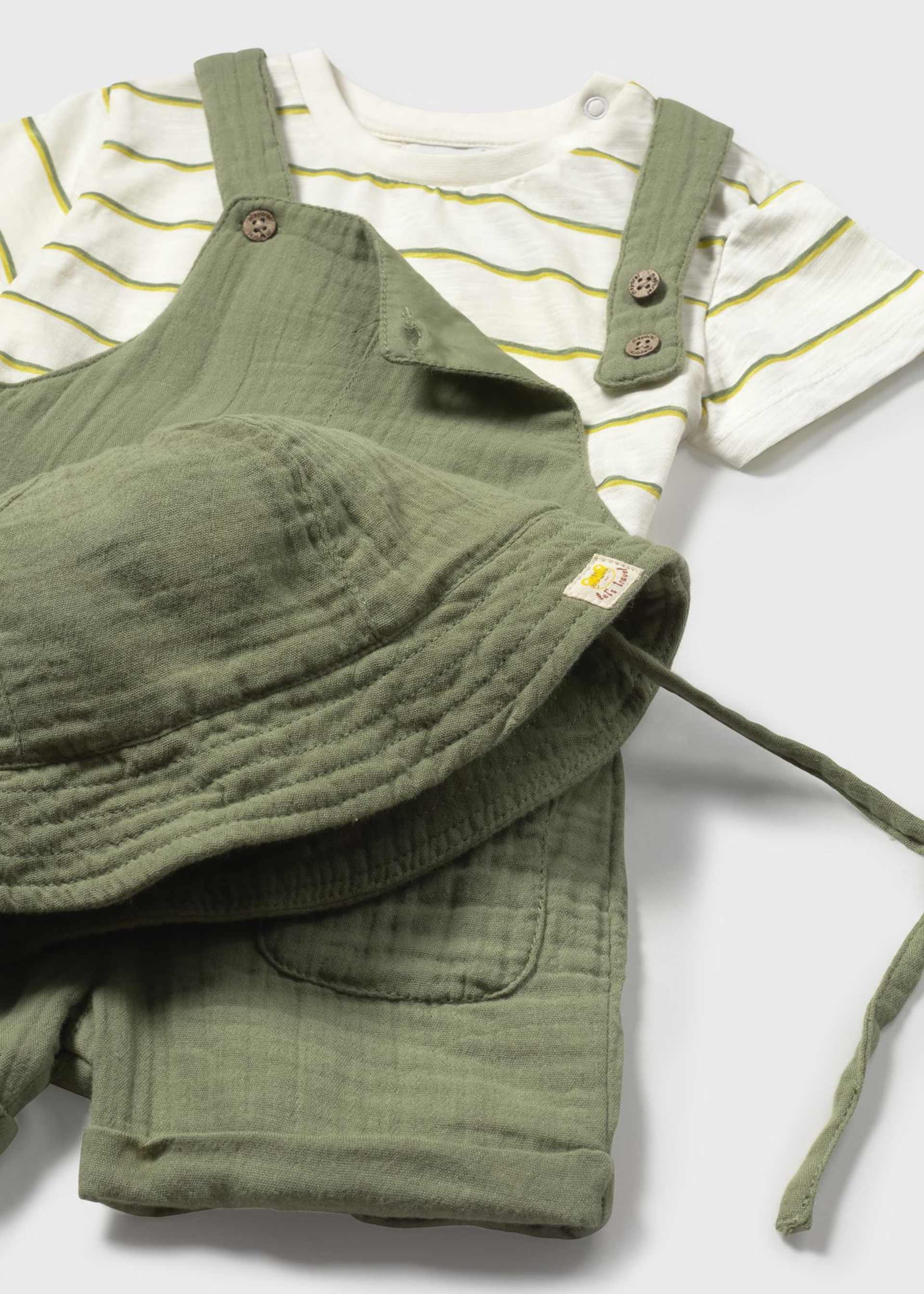 Conjunto 3 piezas con gorro bebé Conjunto 3 piezas con gorro bebé