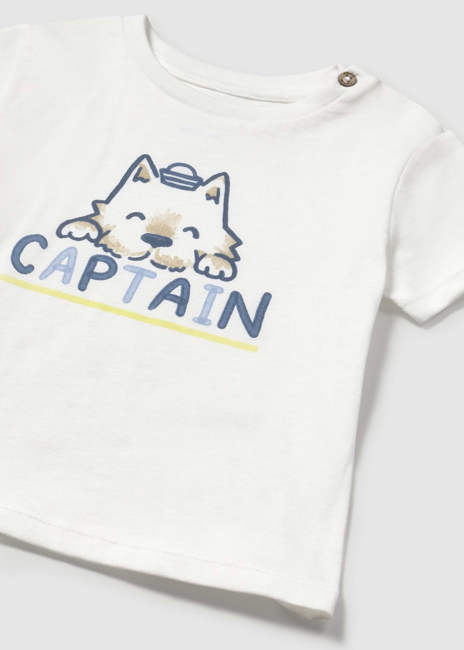 Conjunto 3 piezas con gorro estampado bebé Conjunto 3 piezas con gorro estampado bebé