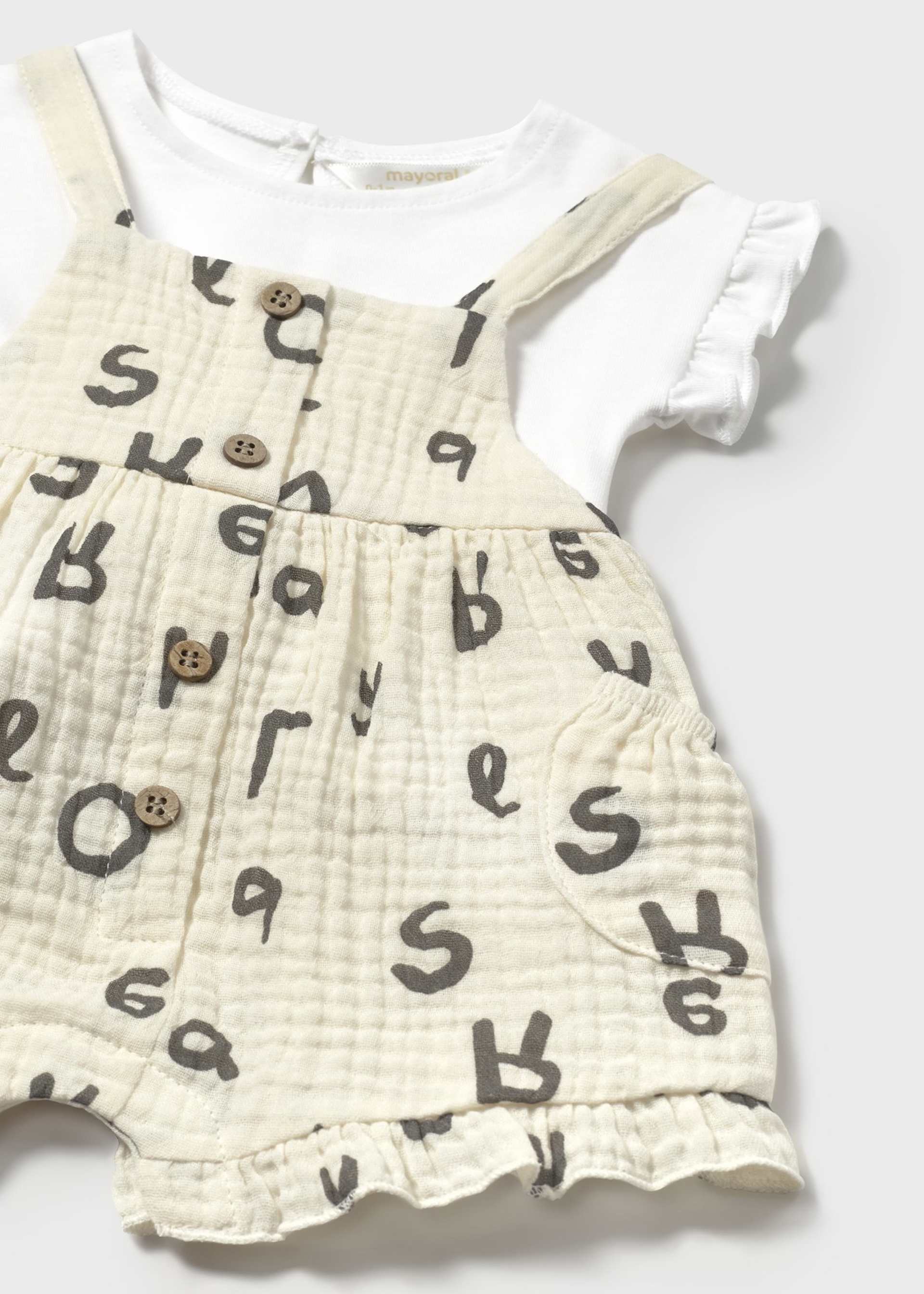 Σετ σαλοπέτα και μπλούζα Νεογέννητο Σετ σαλοπέτα και μπλούζα Νεογέννητο