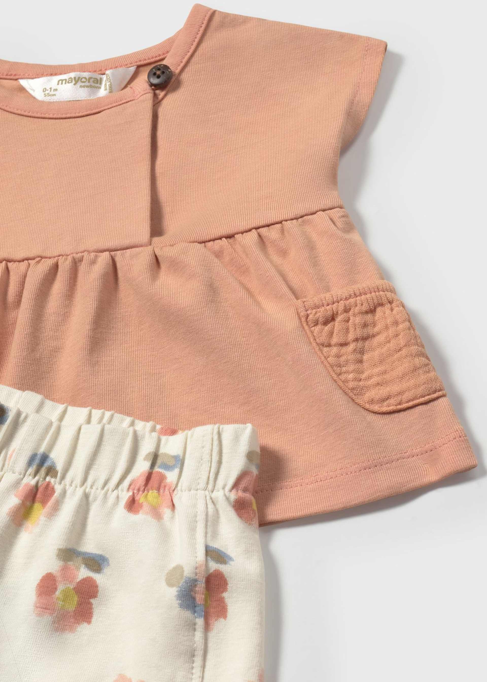 Conjunto 4 piezas estampado recién nacida Conjunto 4 piezas estampado recién nacida