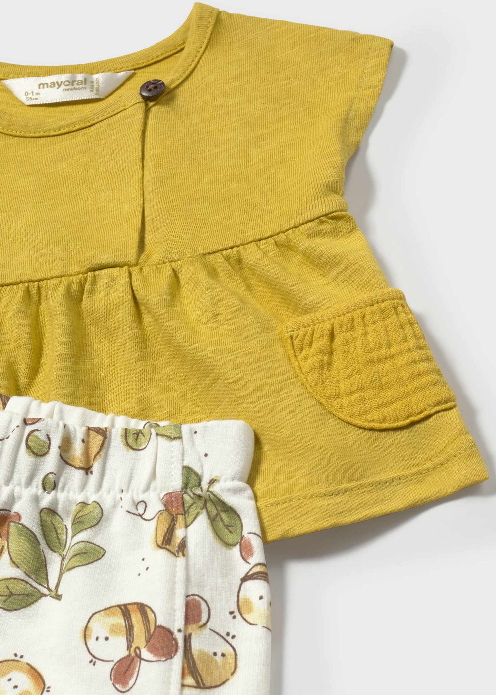 Ensemble 4 pièces imprimé nouveau-né Ensemble 4 pièces imprimé nouveau-né