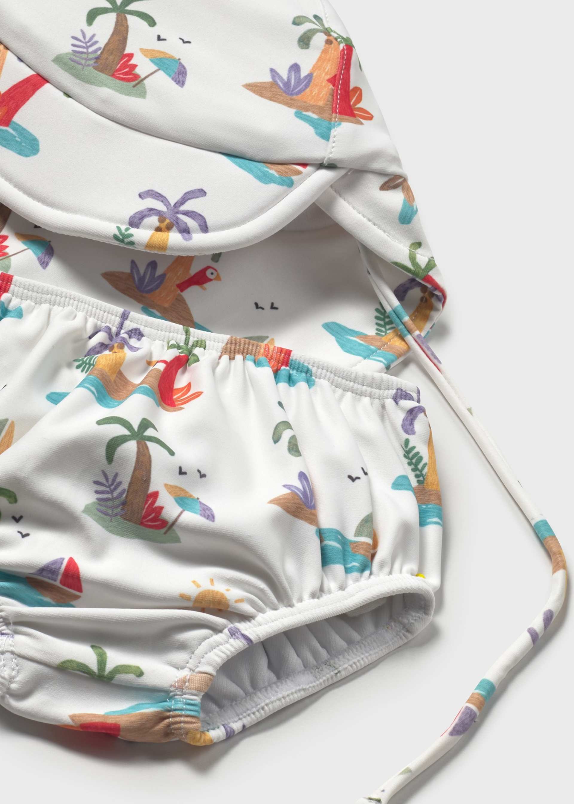 Bade-Set 3-teilig Shirt Sonnenschutz Neugeborene Mädchen