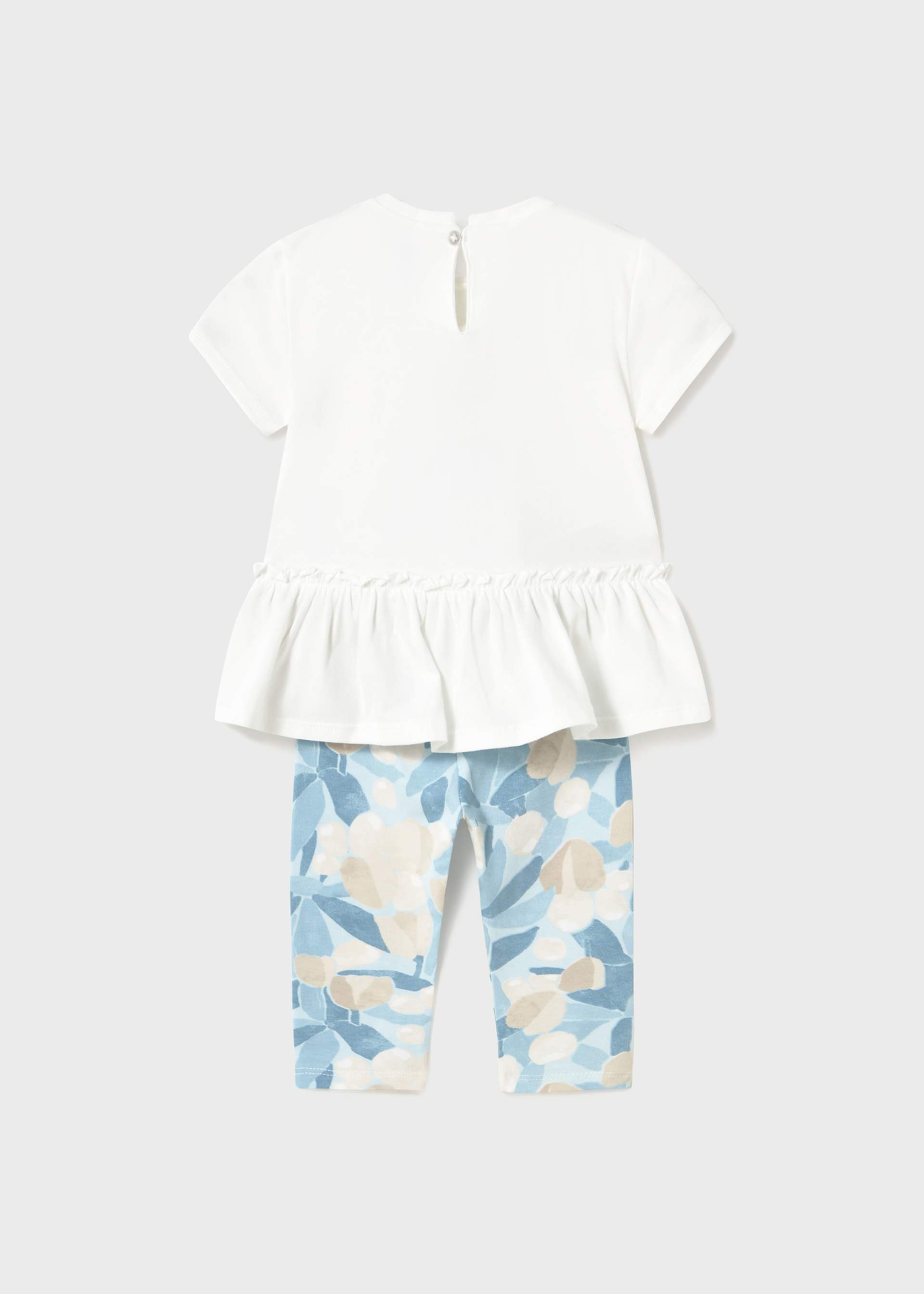 Baby Leggings and Ruffled T-Shirt Set Baby Leggings and Ruffled T-Shirt Set