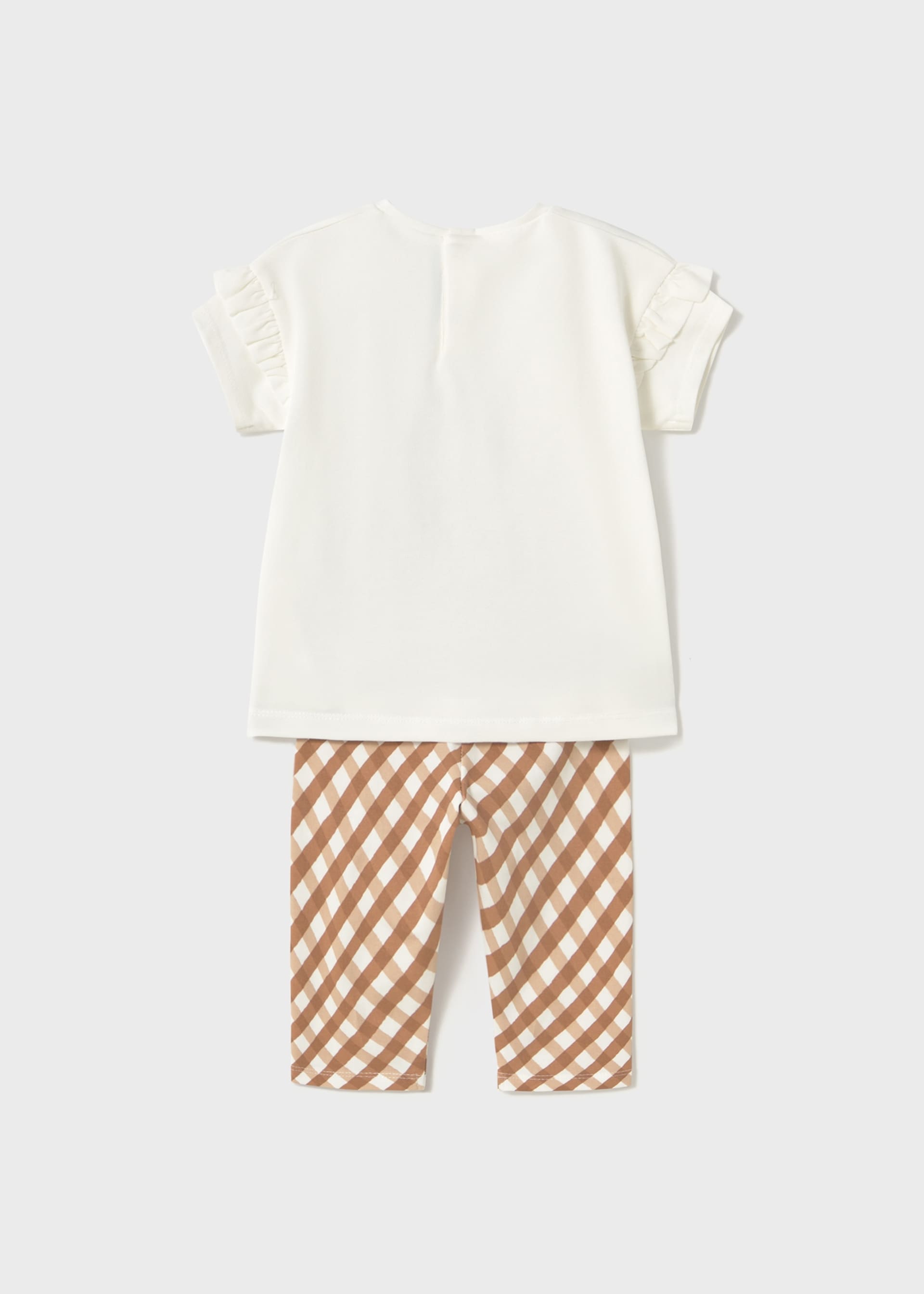 Conjunto legging estampado y playera bebé Conjunto legging estampado y playera bebé