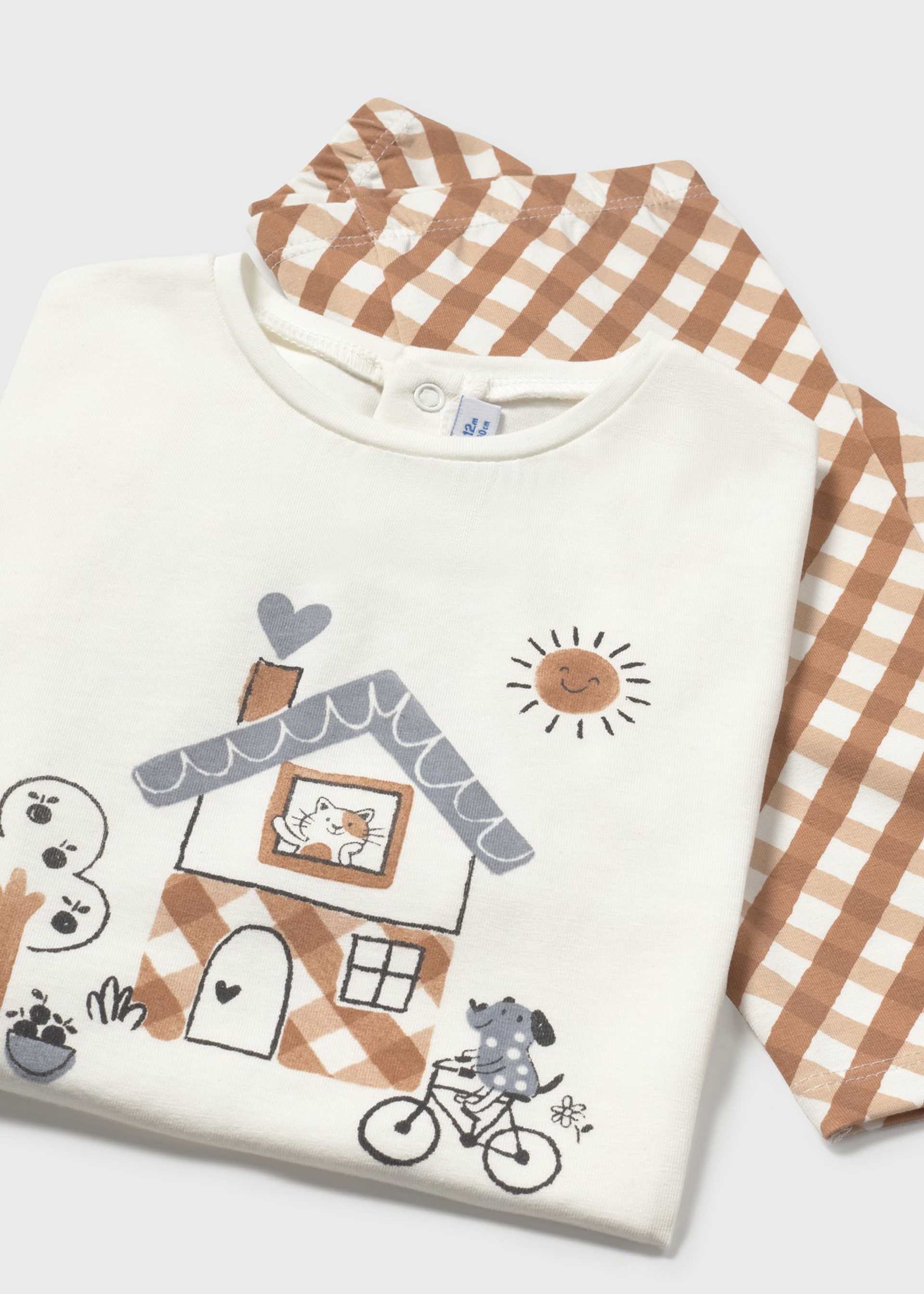 Set Leggings gemustert und T-Shirt Baby Set Leggings gemustert und T-Shirt Baby