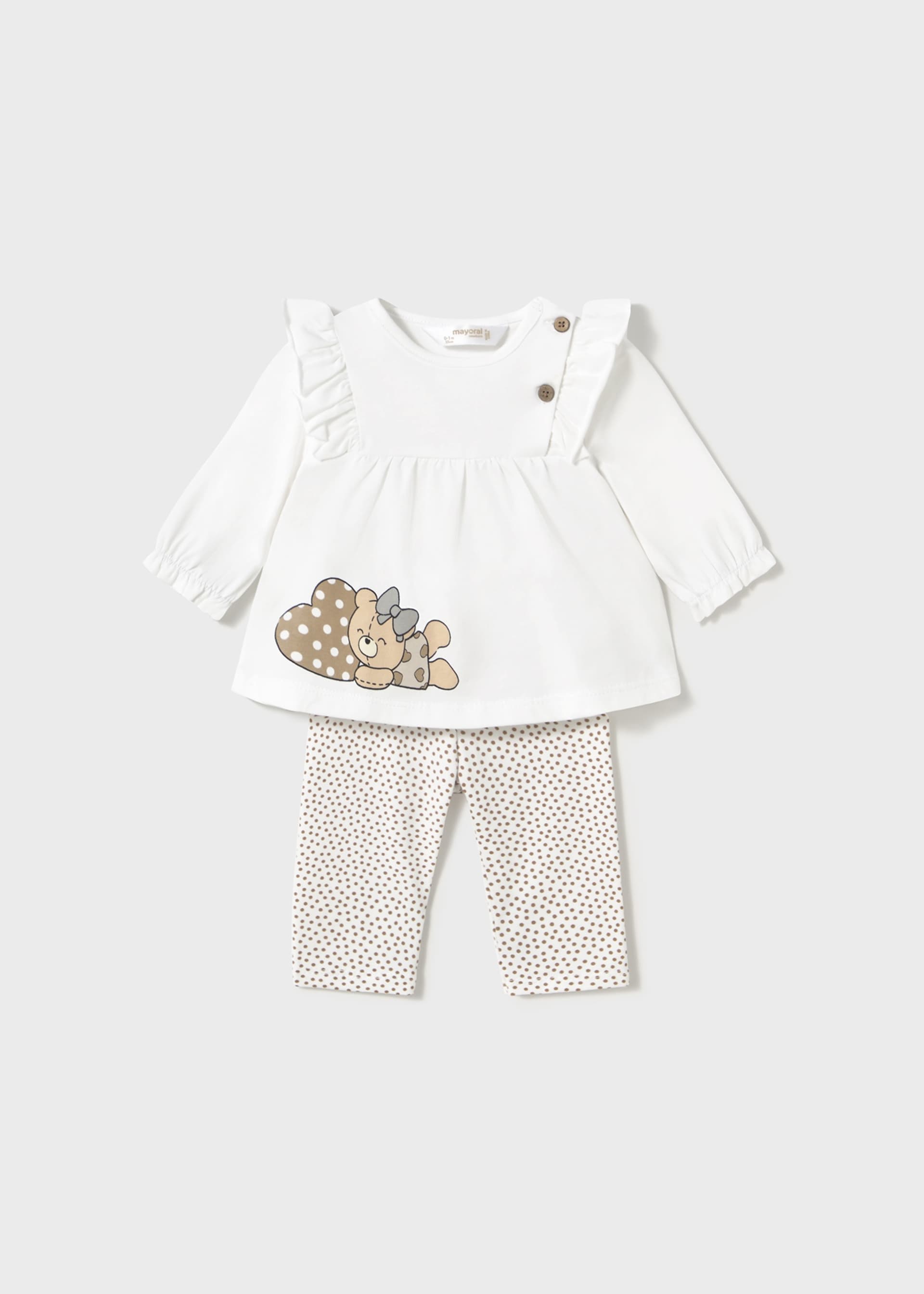 Newborn 4-Piece Set with Long Sleeve T-Shirts Newborn 4-Piece Set with Long Sleeve T-Shirts