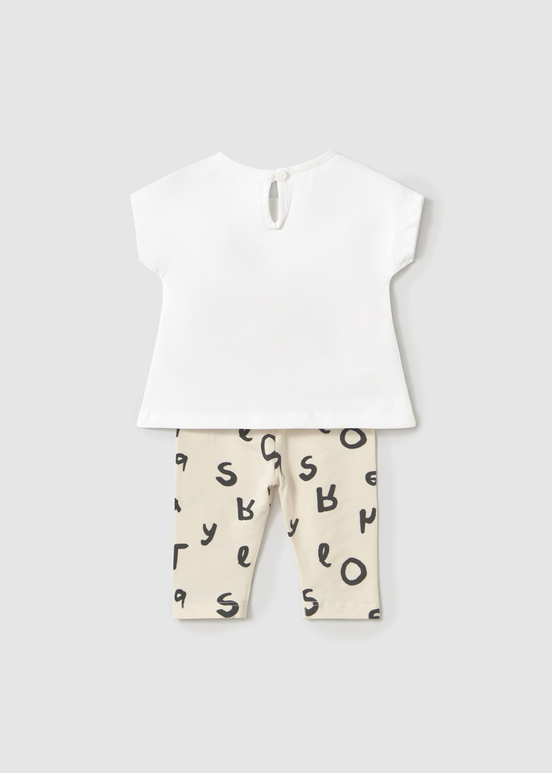 Set Leggings und T-Shirt Neugeborene Mädchen Set Leggings und T-Shirt Neugeborene Mädchen