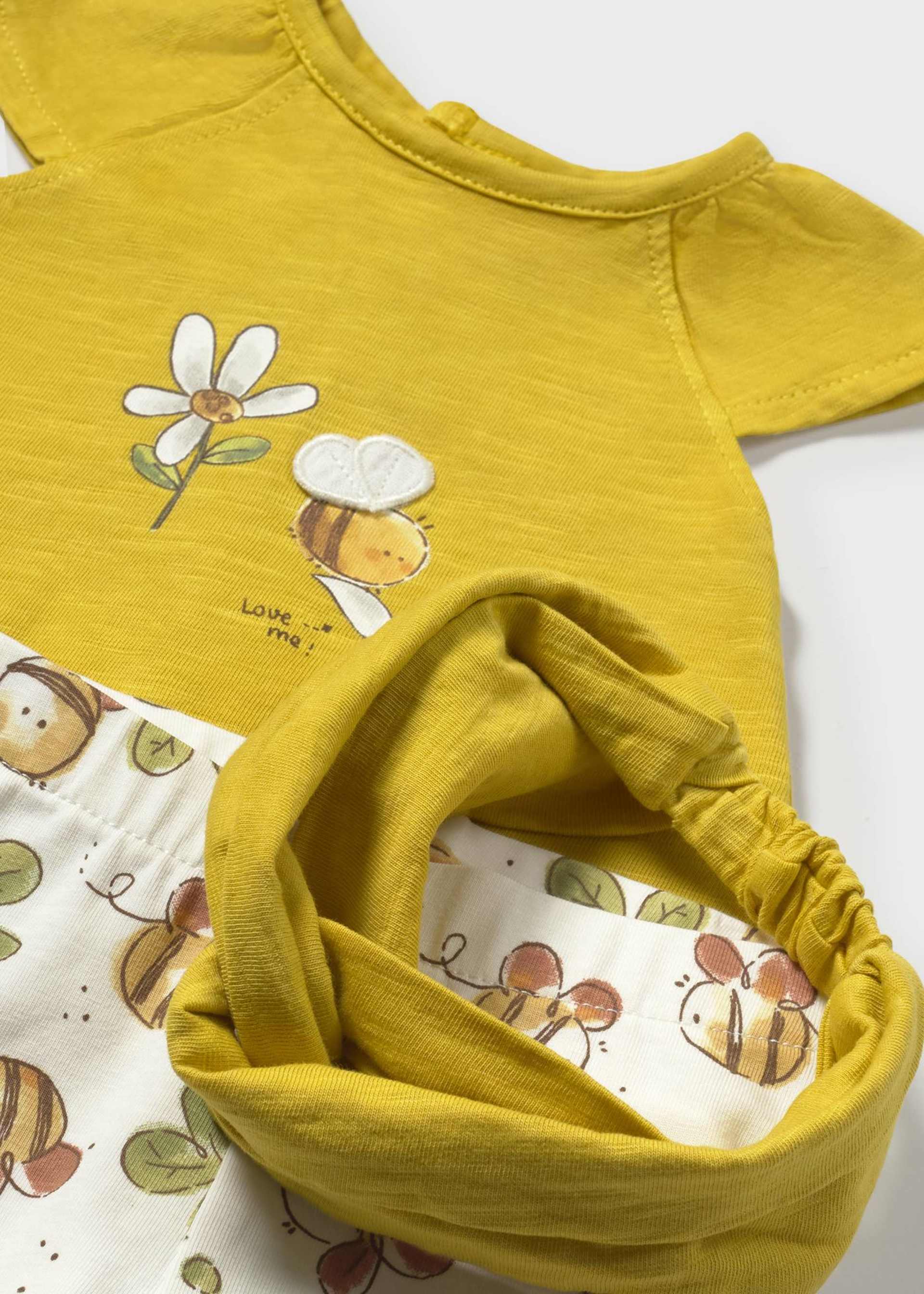 Set 3-teilig mit Haarband Neugeborene Mädchen Set 3-teilig mit Haarband Neugeborene Mädchen