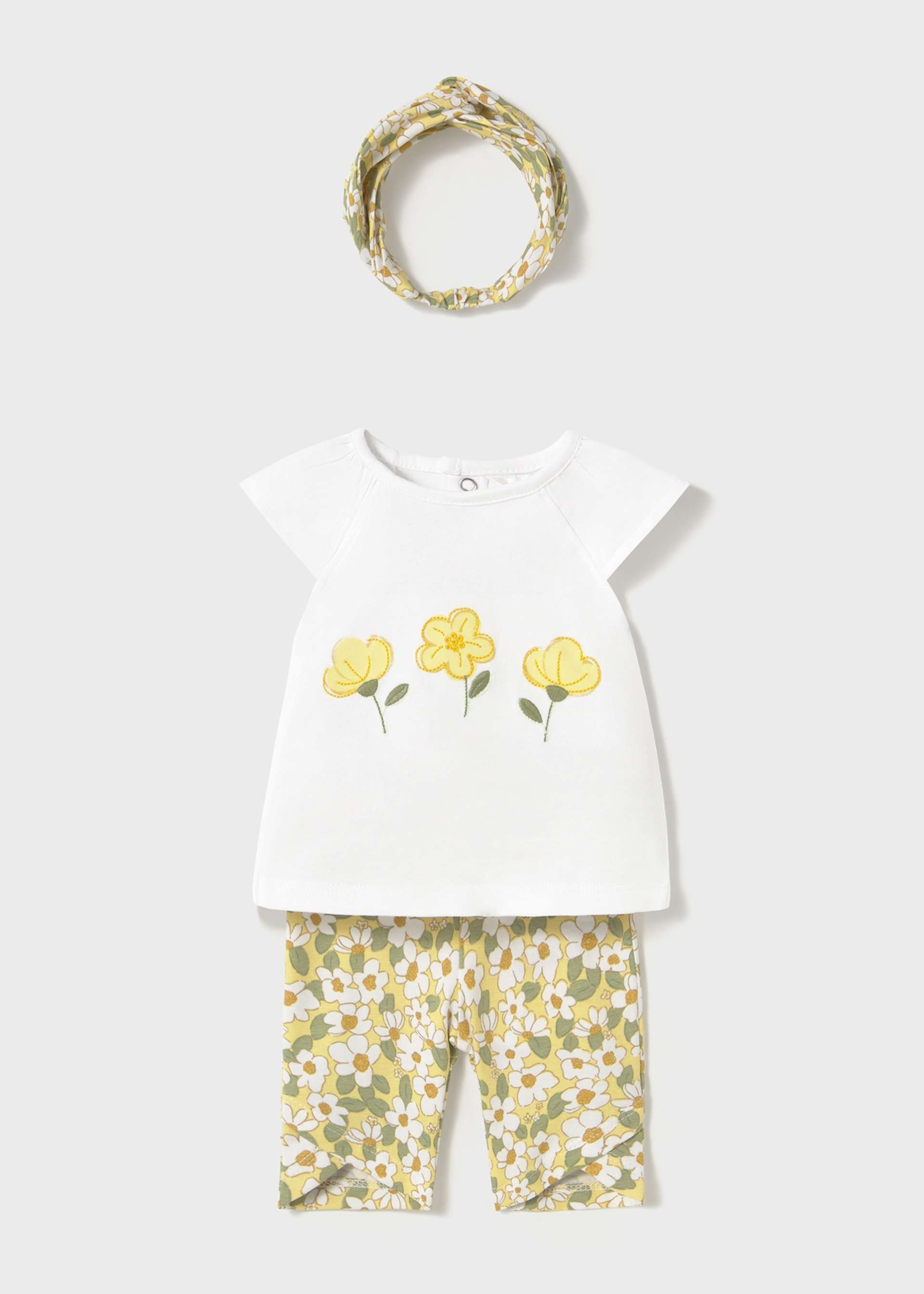 Newborn girl 3 piece set with headband