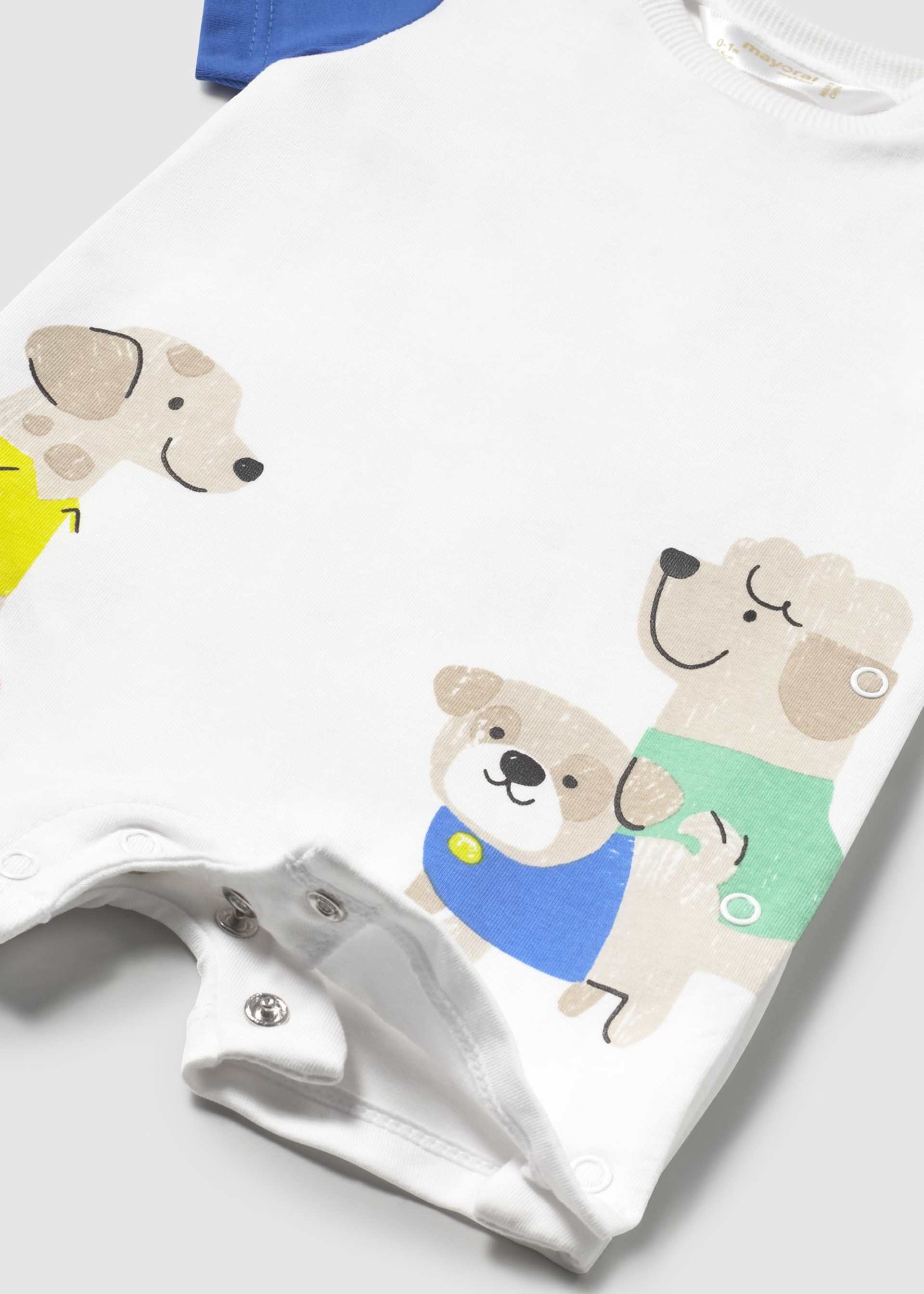 Set 3 pijamale scurte nou-nascut