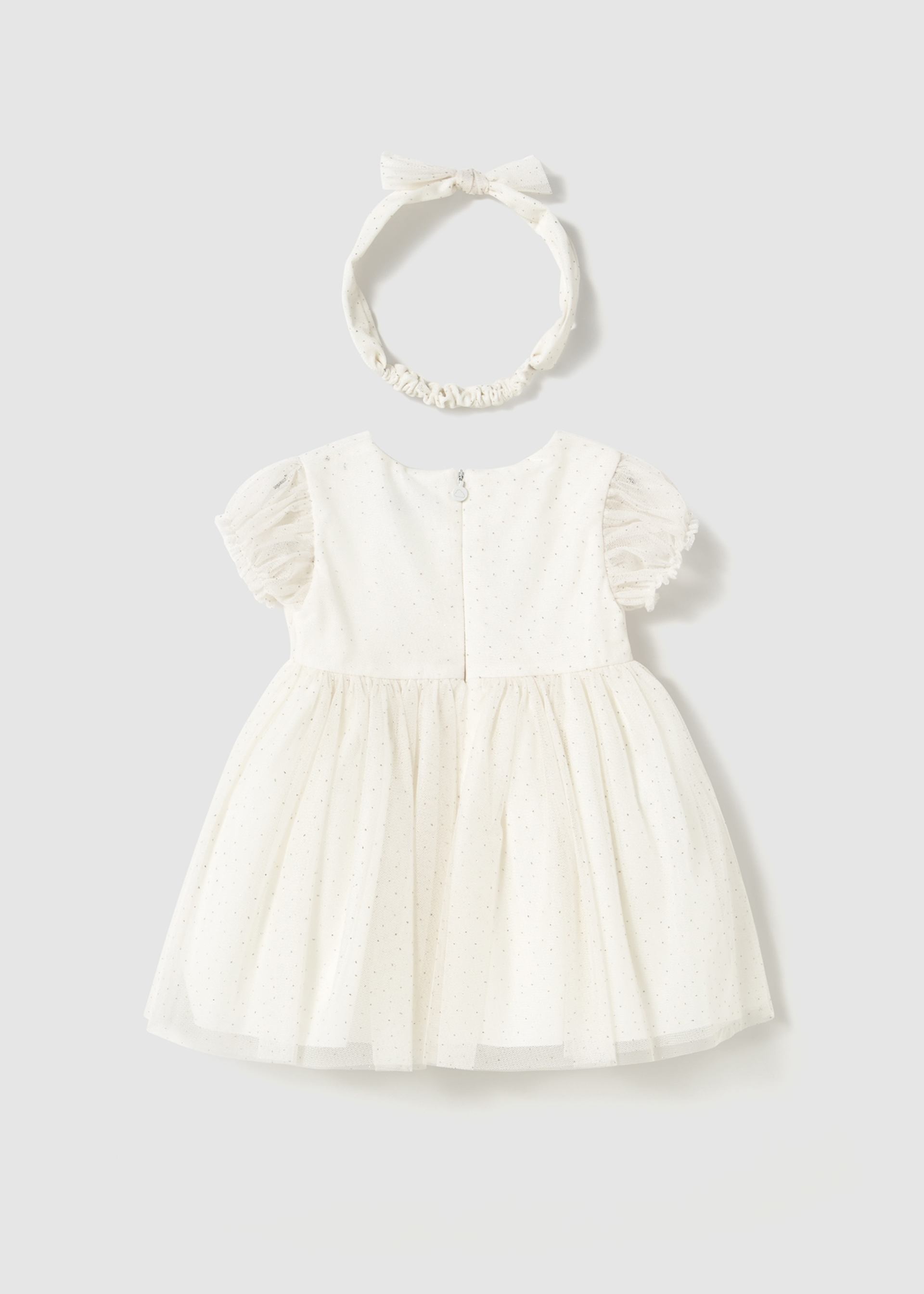 Kleid mit Haarband Tüll Baby