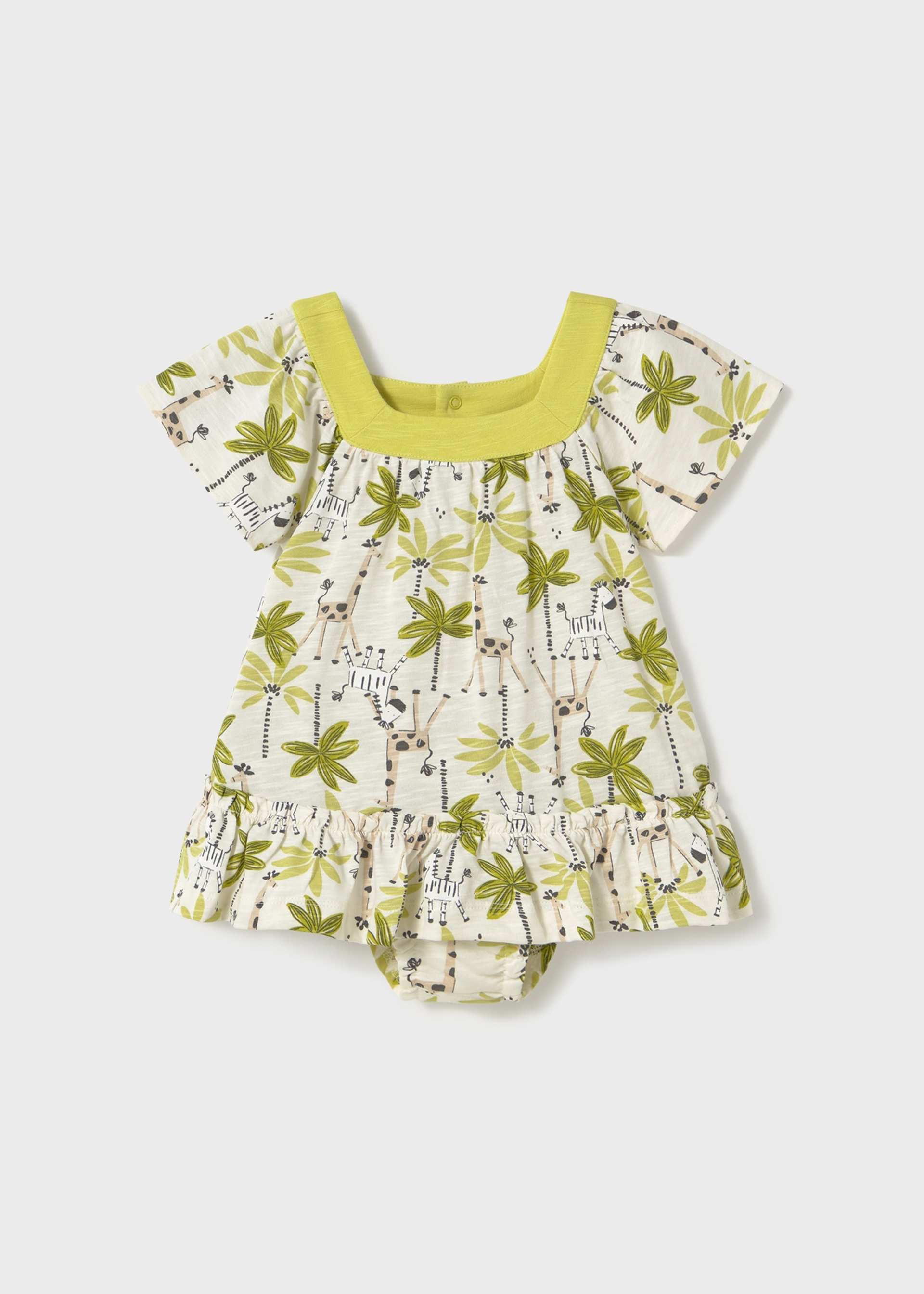 Robe avec bloomer imprimé bébé Robe avec bloomer imprimé bébé
