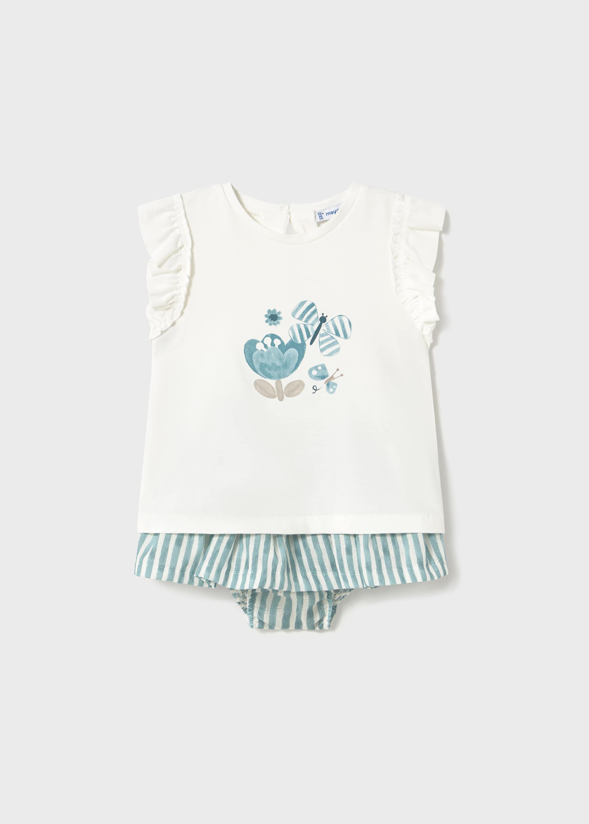 Set Rock und T-Shirt Schmetterling Baby Set Rock und T-Shirt Schmetterling Baby