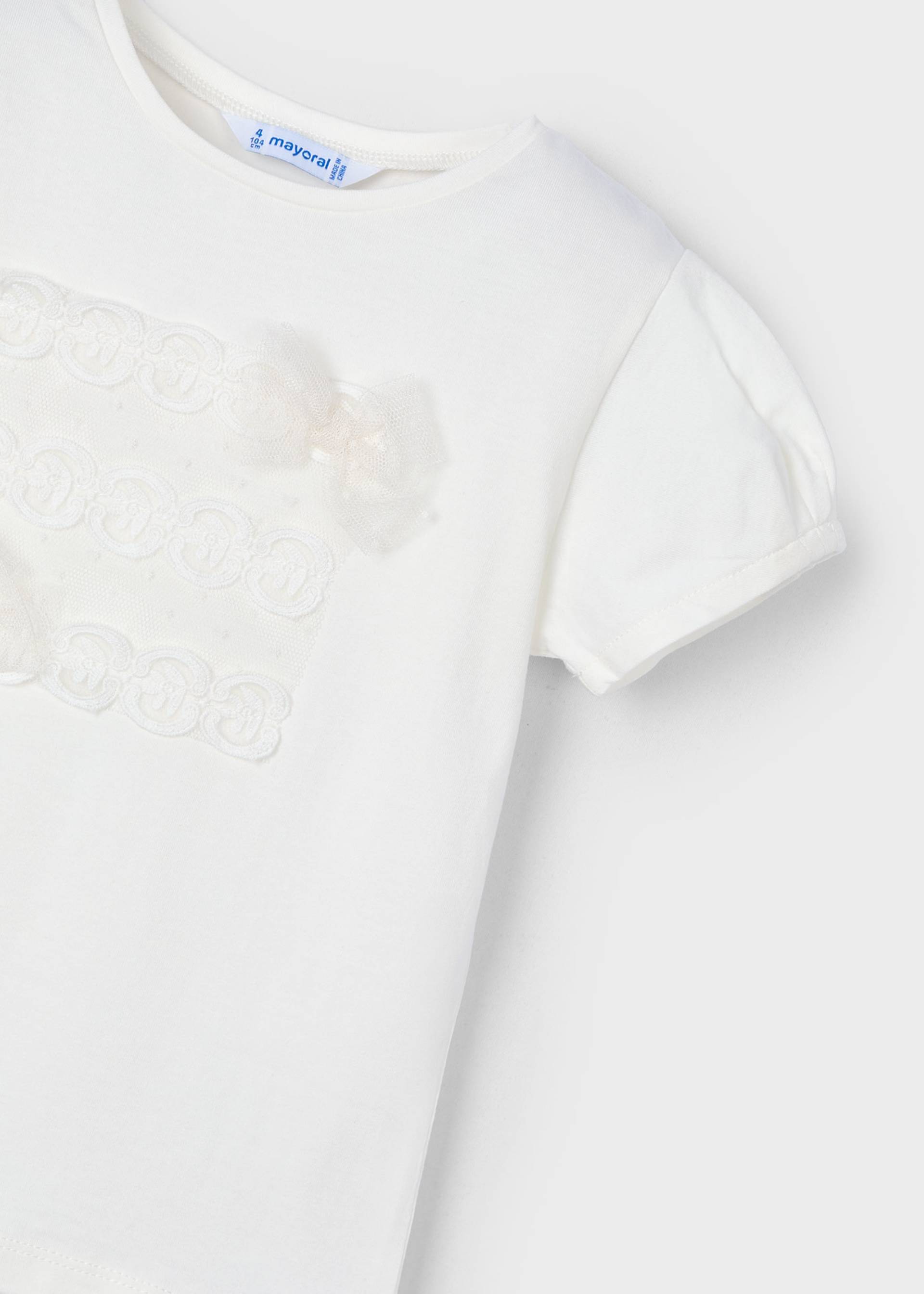 Camiseta lazos plumeti niña Camiseta lazos plumeti niña