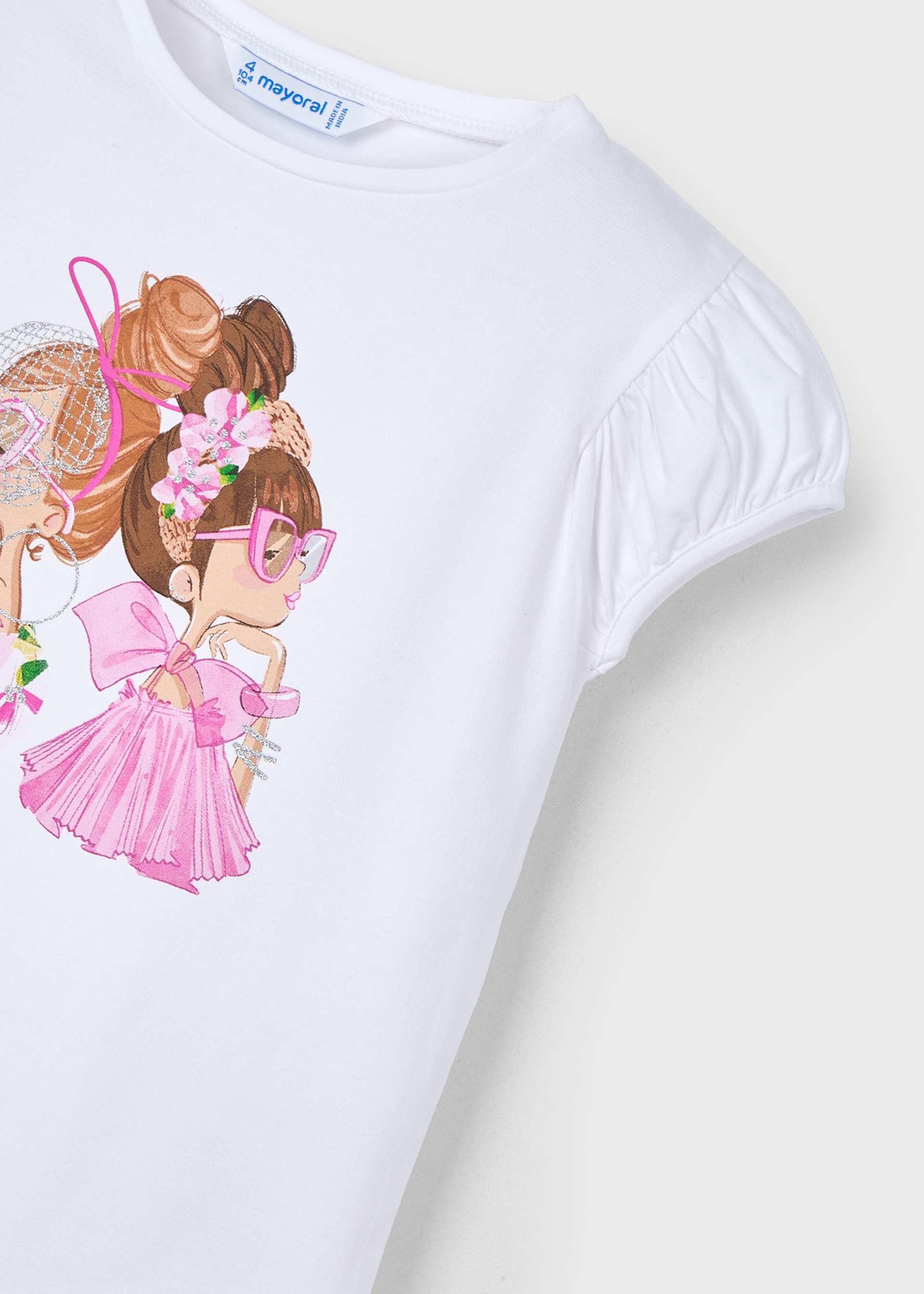 T-shirt gráfica menina