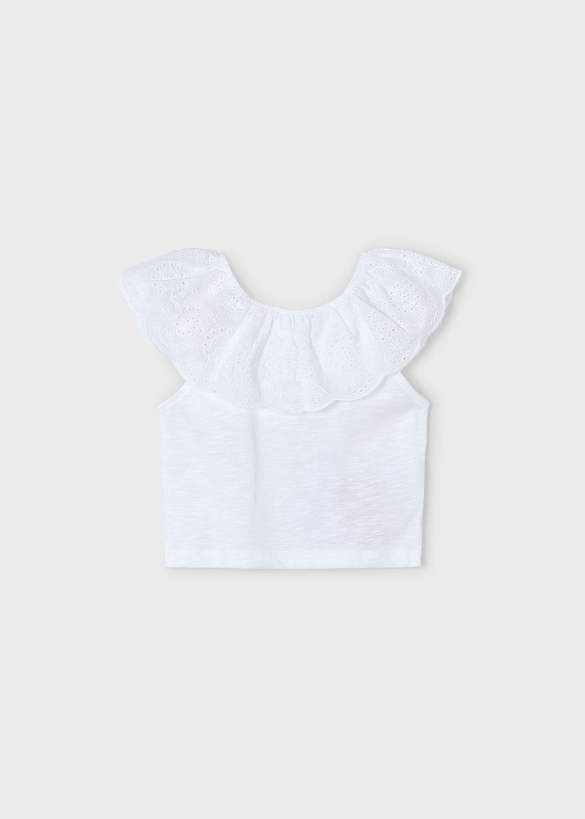 Girl ruffle openwork stop