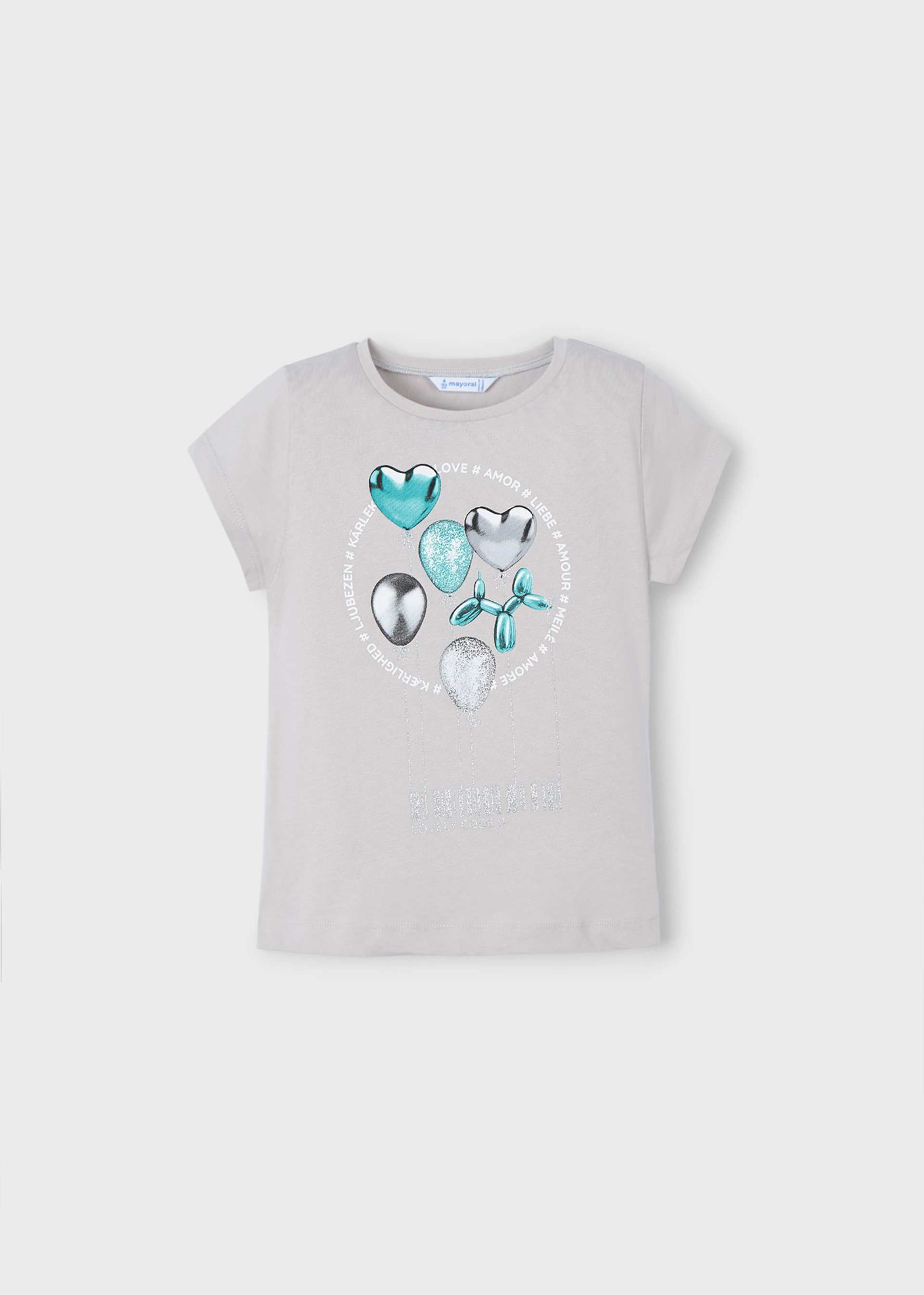 Camiseta estampada niña