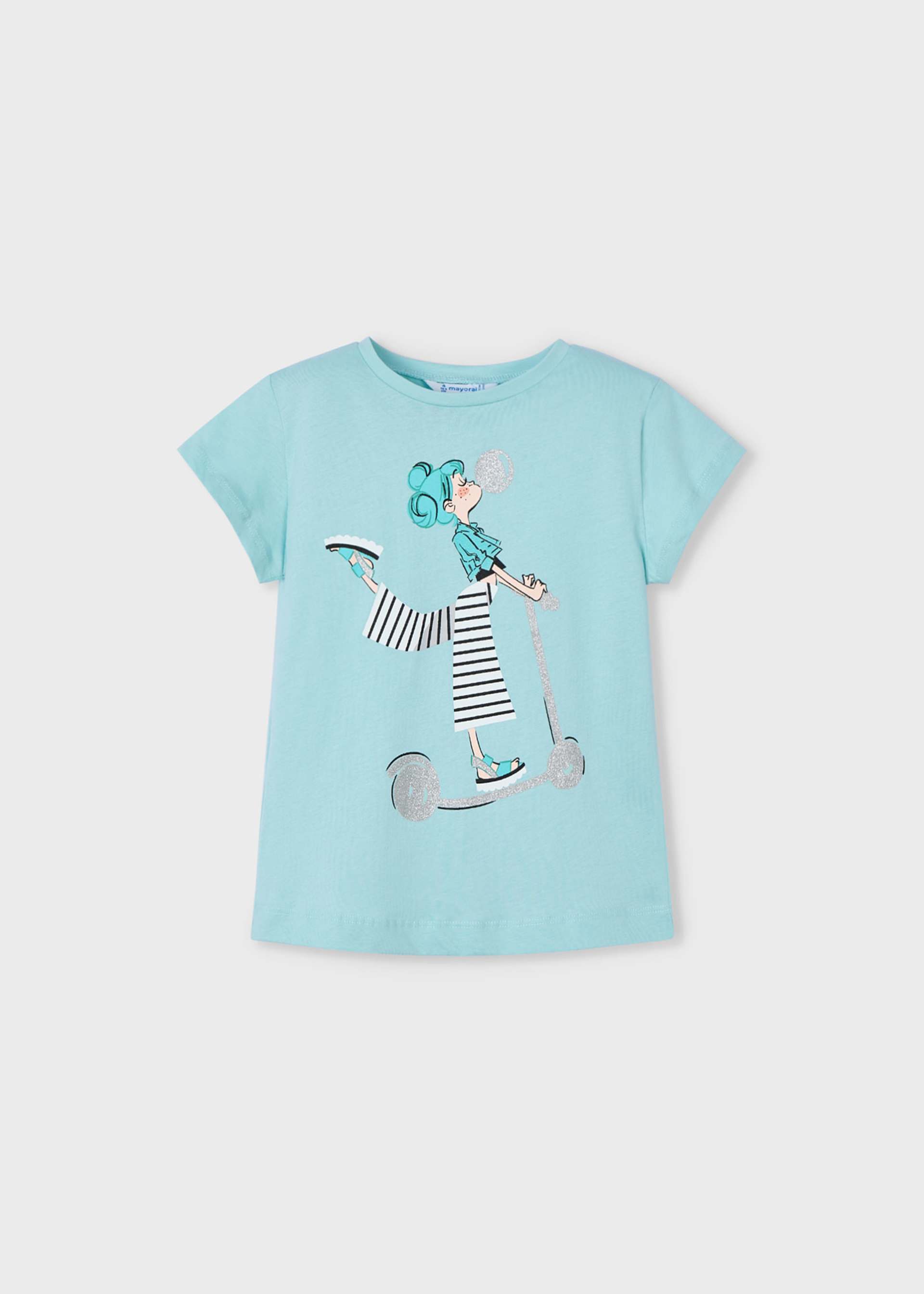 T-shirt estampada menina