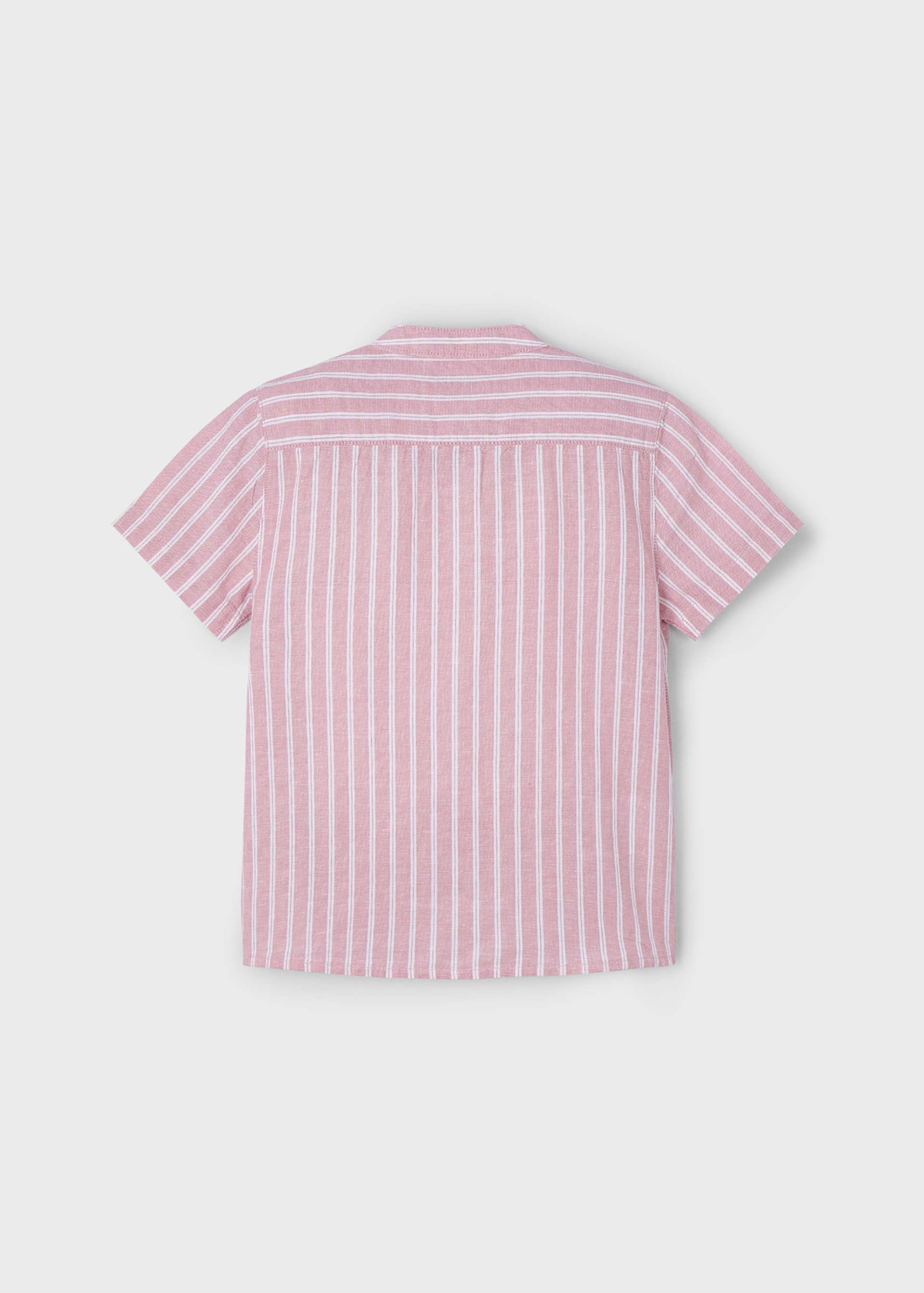 Camisa gola mao com linho menino