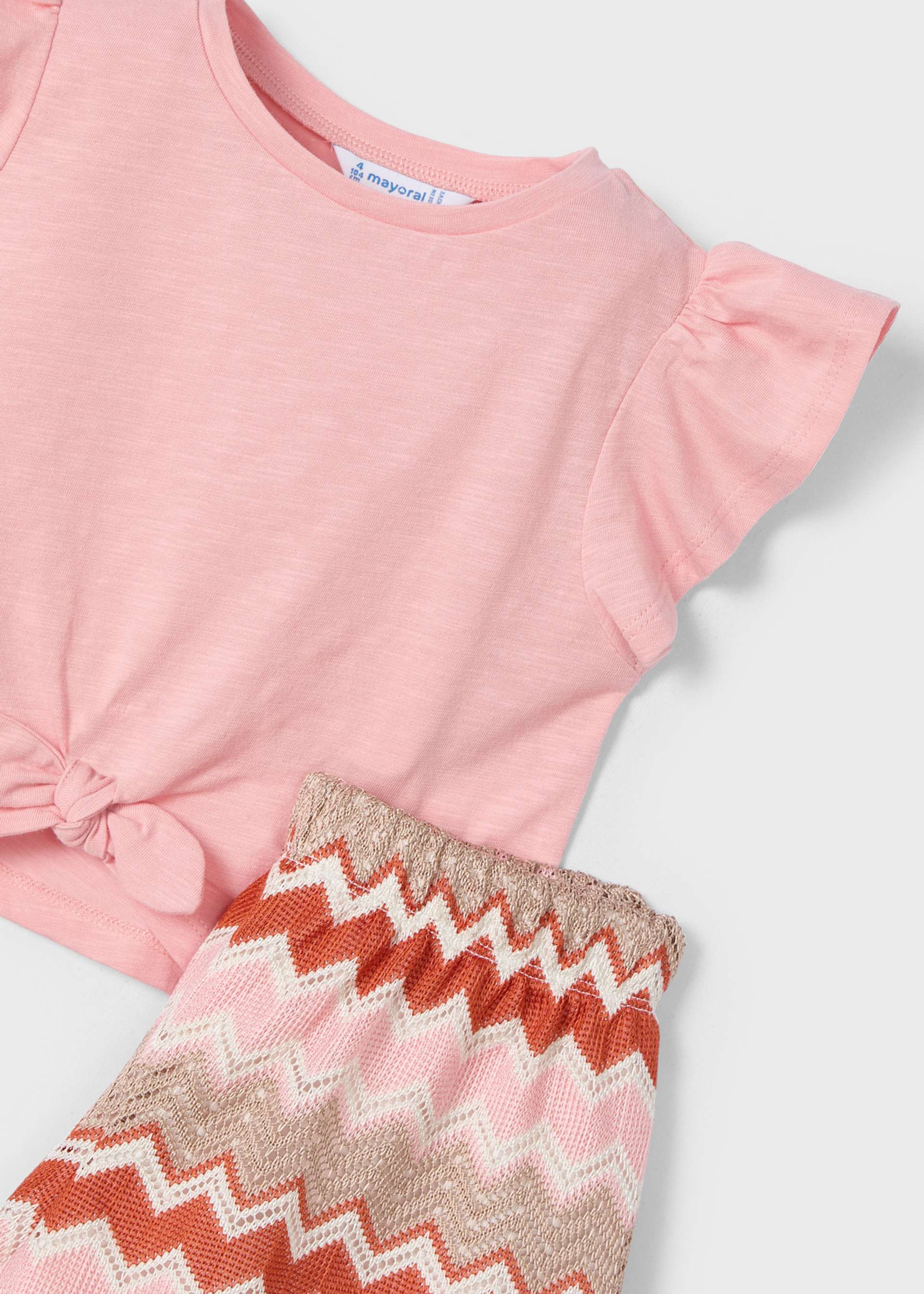 Conjunto calção e t-shirt menina Conjunto calção e t-shirt menina