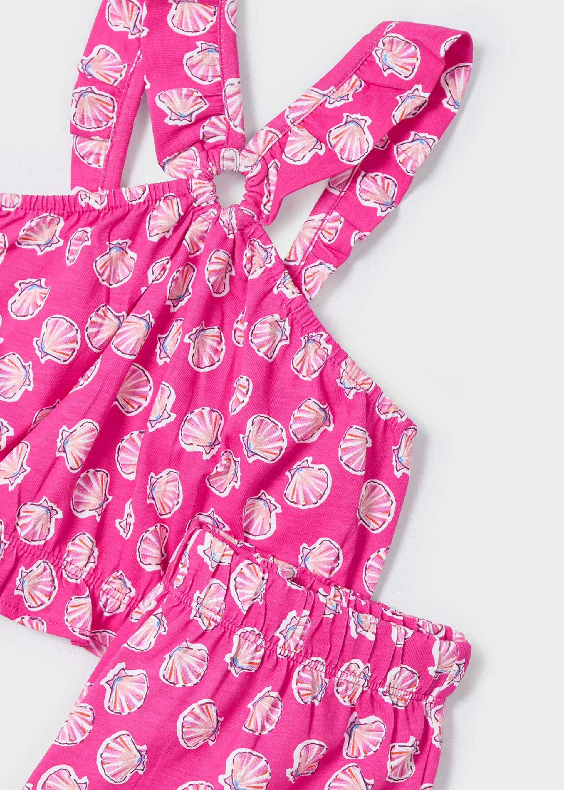 Completo shorts e top bambina