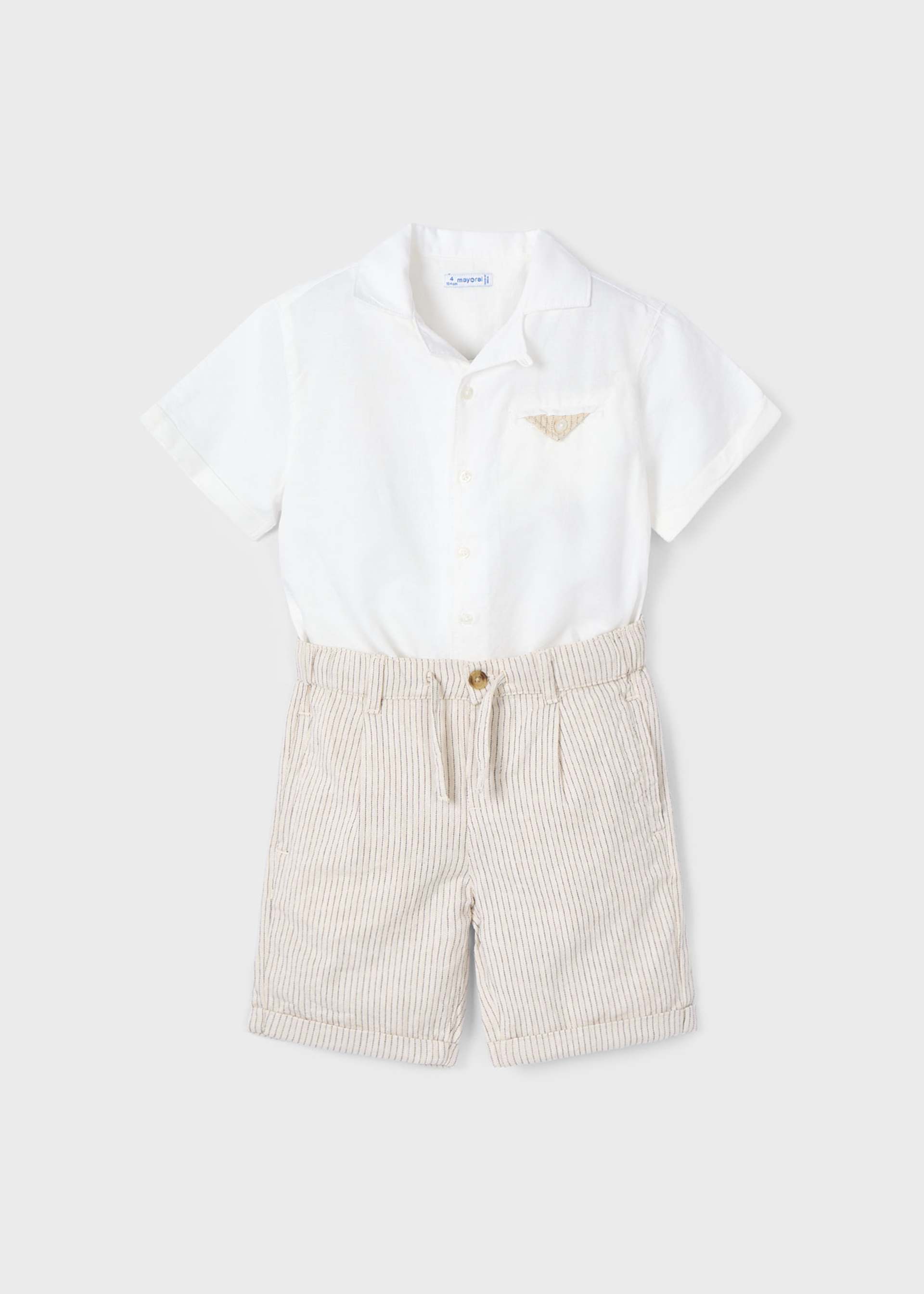 Boy shorts with shirt set