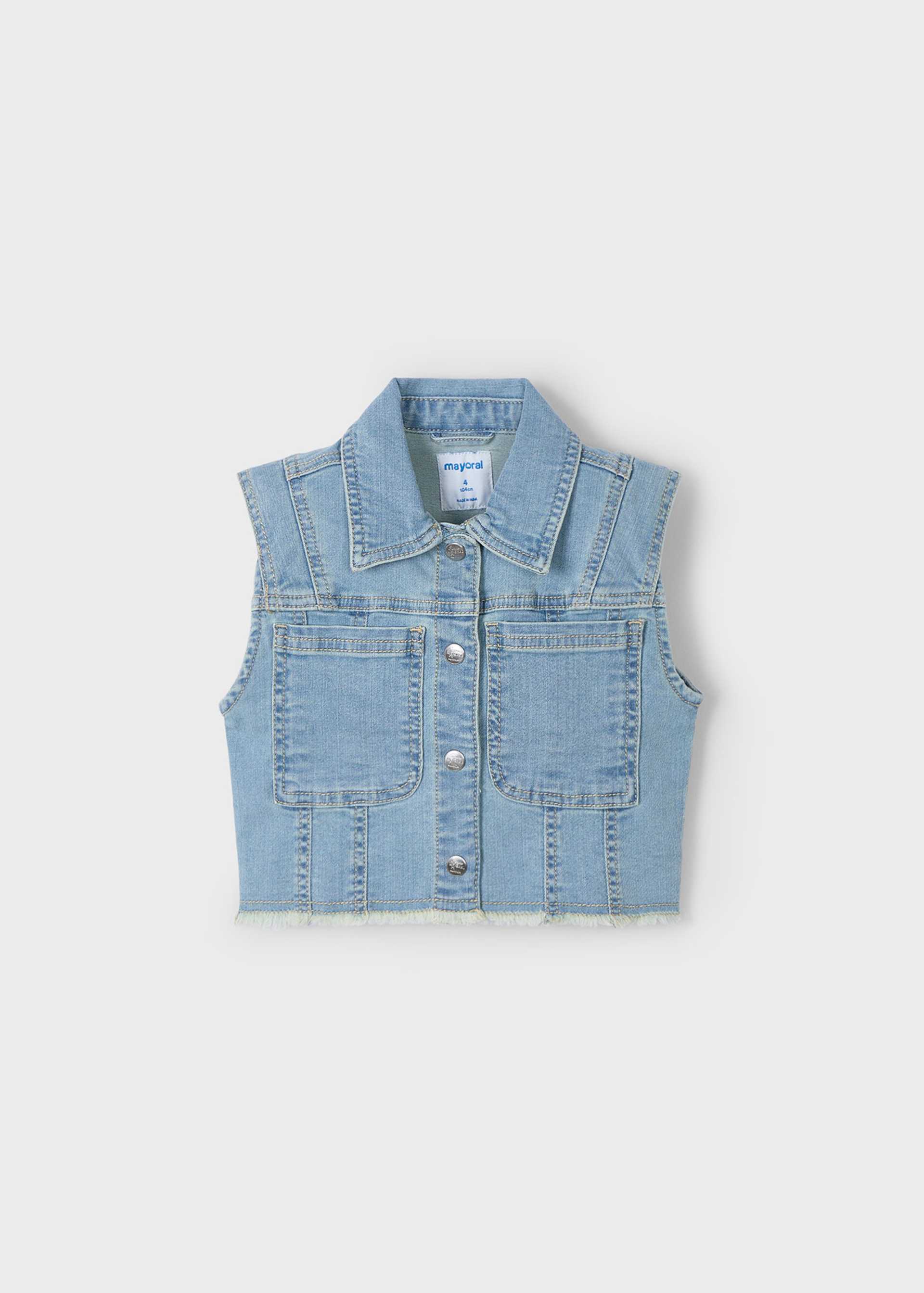 Girl Denim Vest