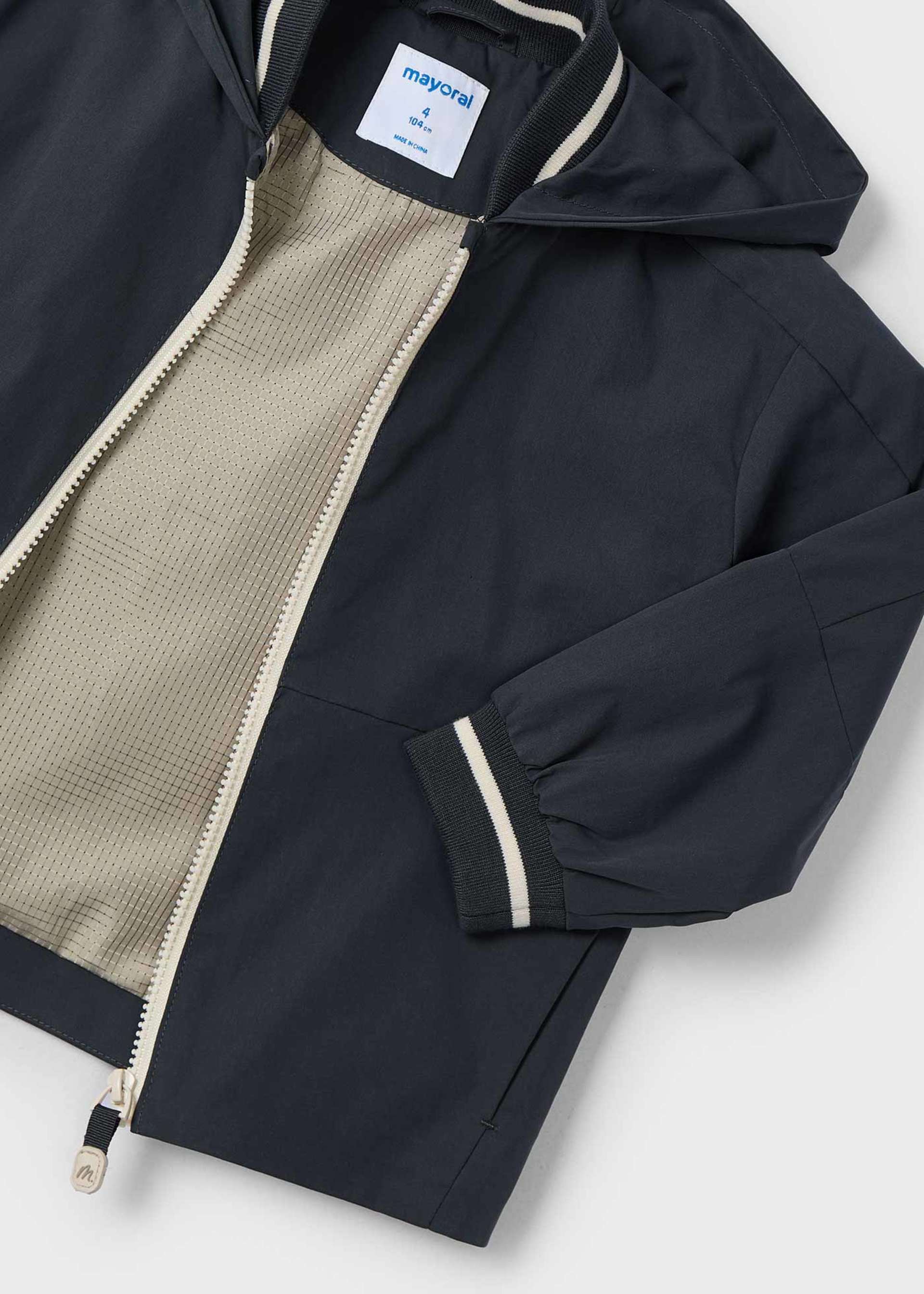 Boy contrast cuff windbreaker