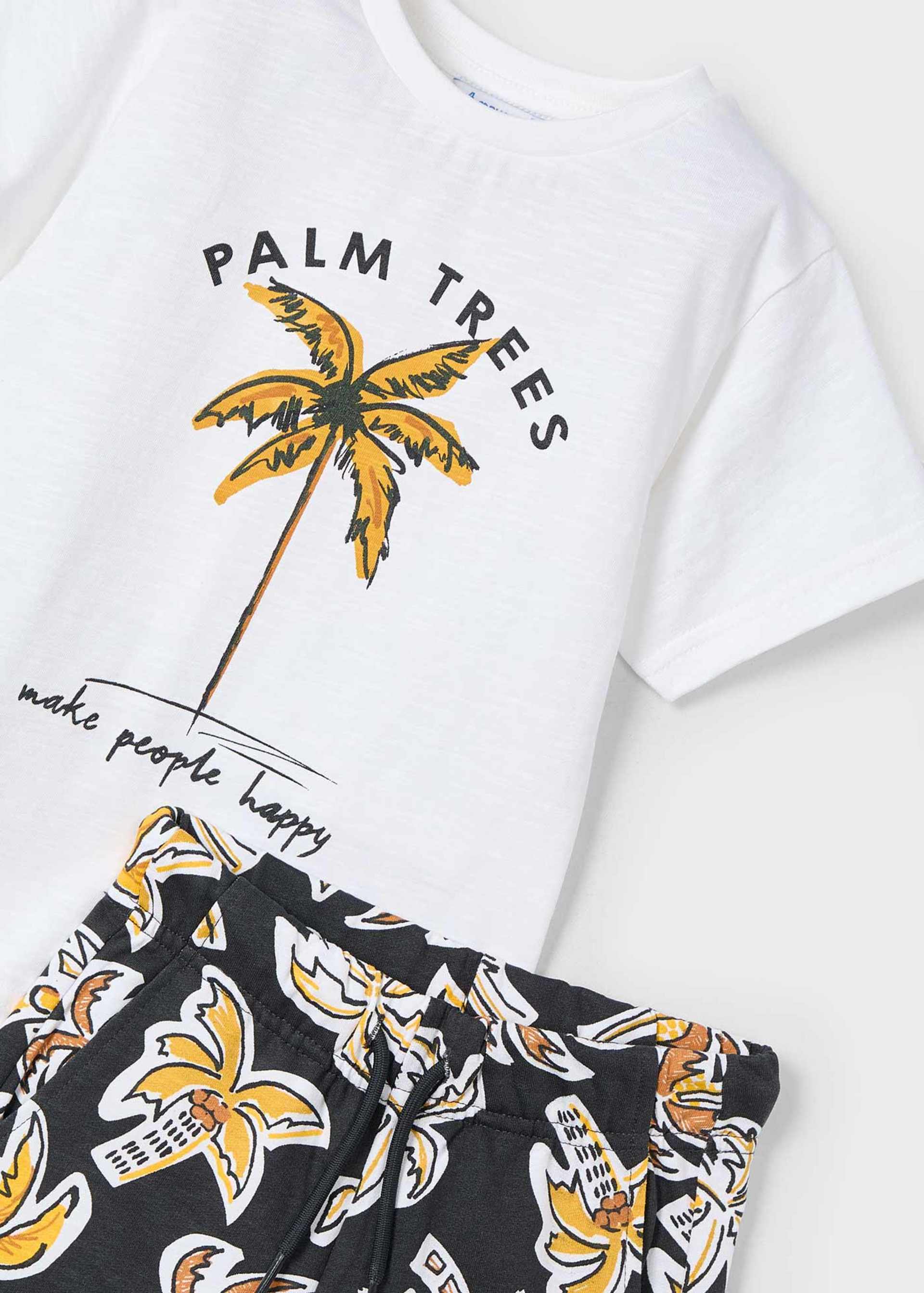 Boy summer print shorts and t-shirt set Boy summer print shorts and t-shirt set