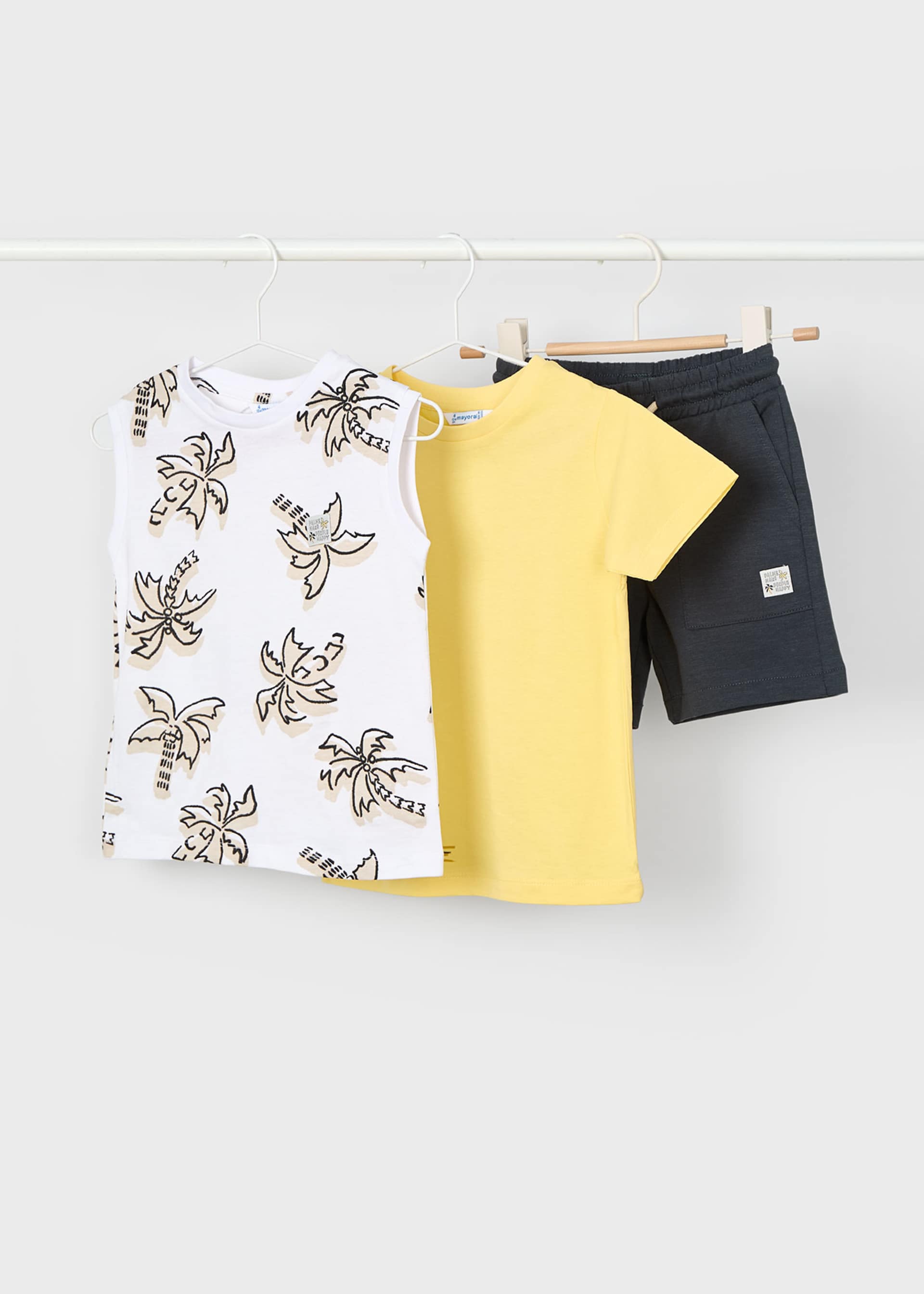 Boy 3 piece palm tree set