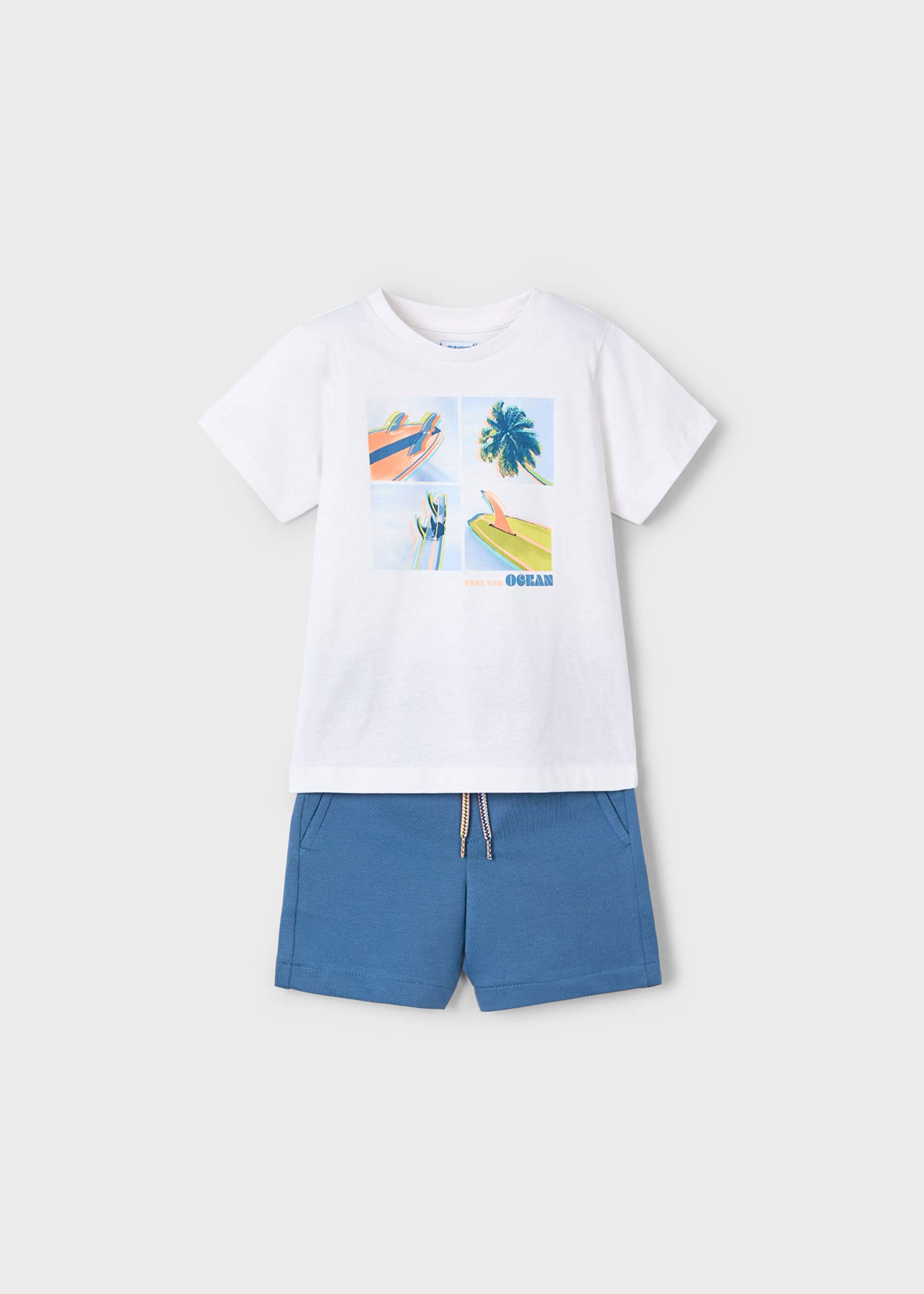 Set Bermudas und T-Shirt surf Jungen Set Bermudas und T-Shirt surf Jungen