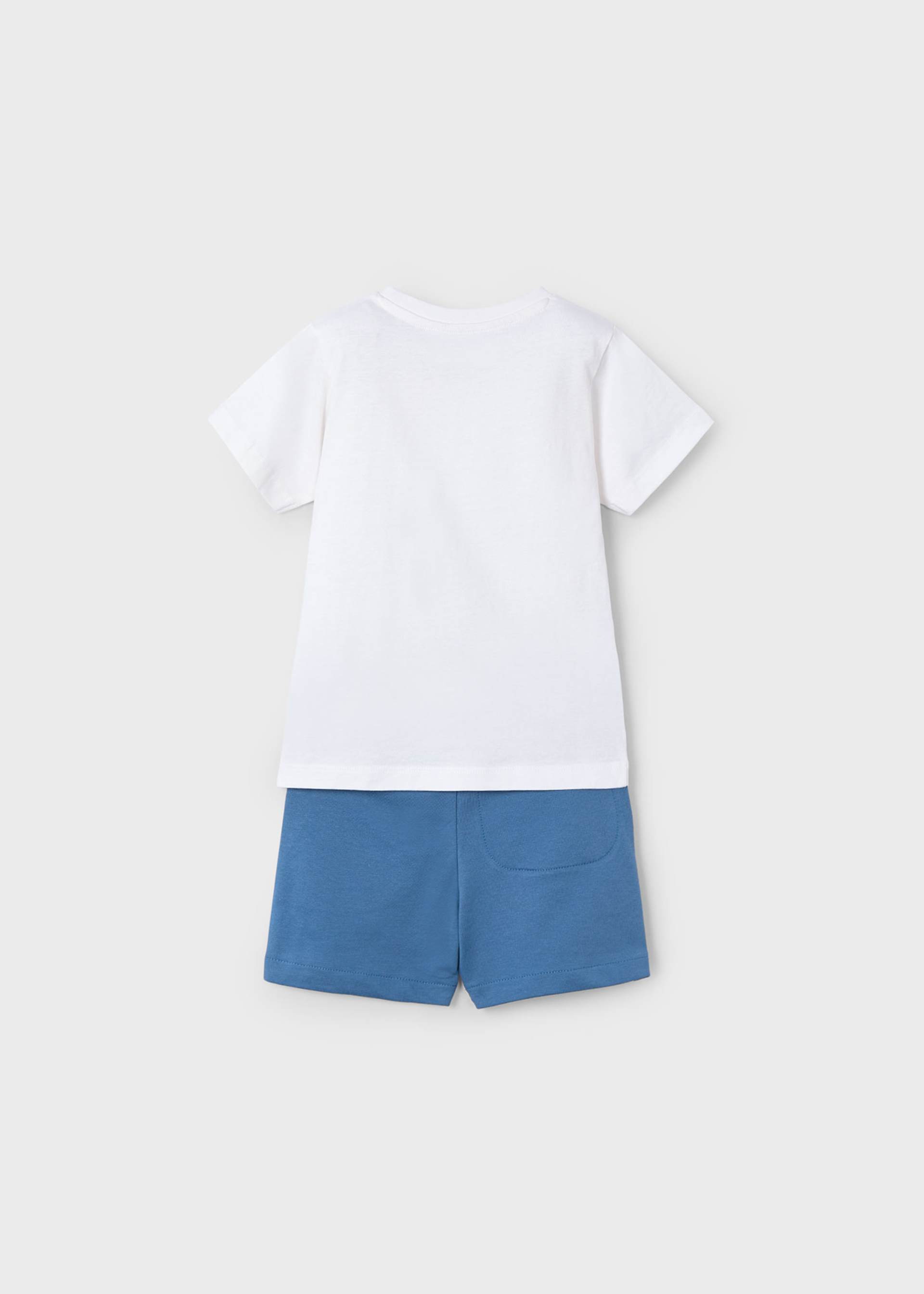 Boy surf print shorts and t-shirt set