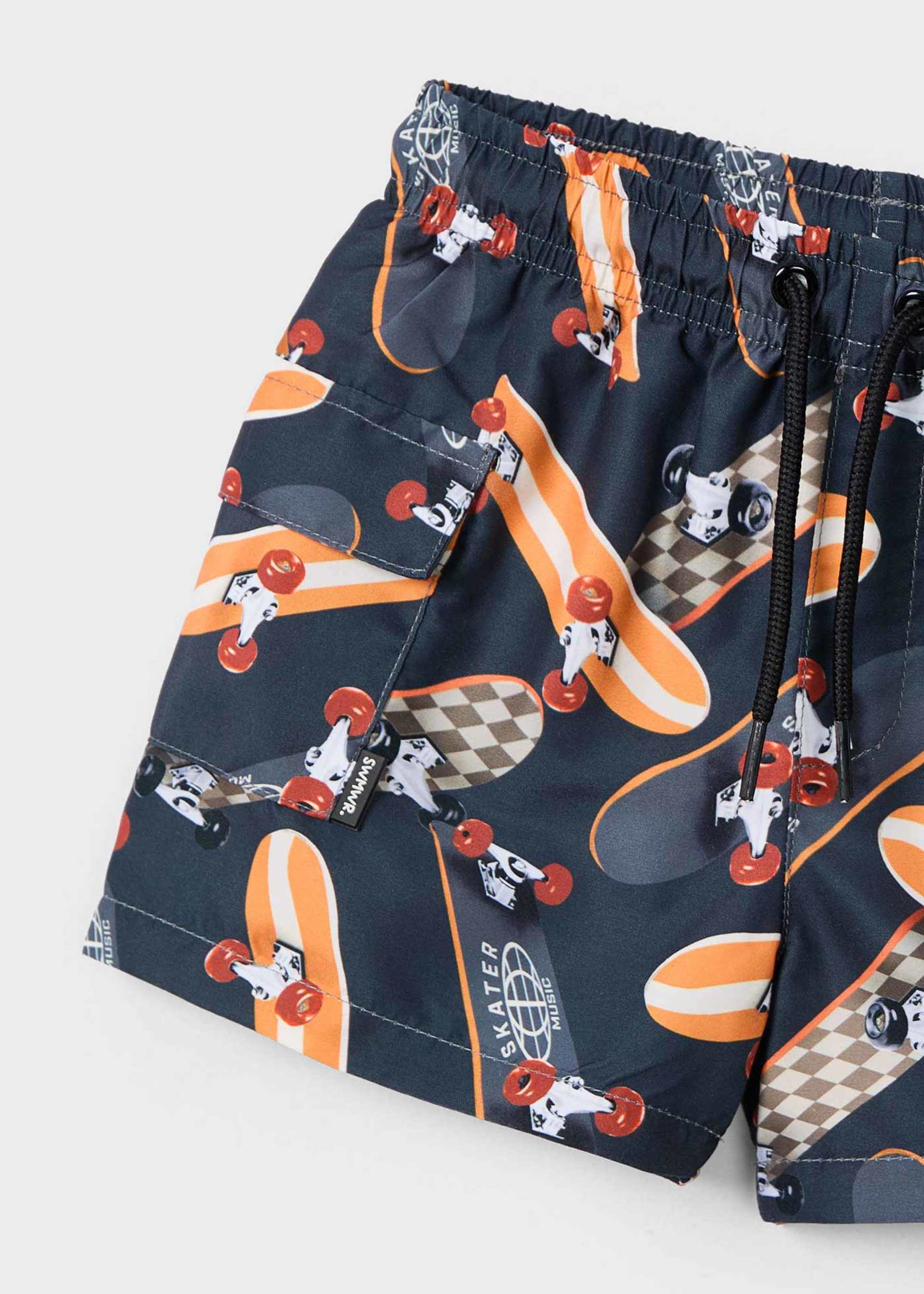Boy print swimming shorts