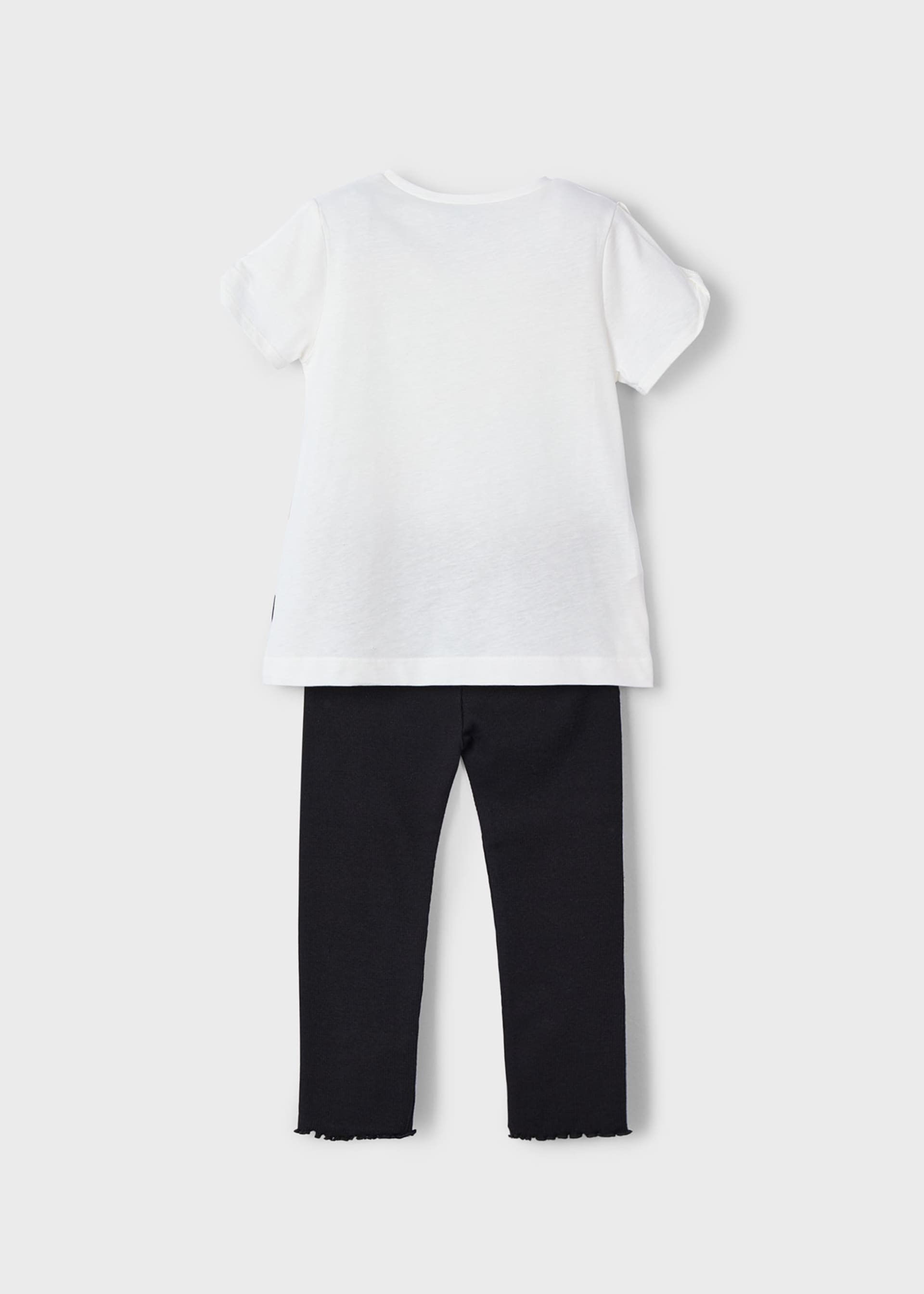 Conjunto legging e t-shirt cachorro menina