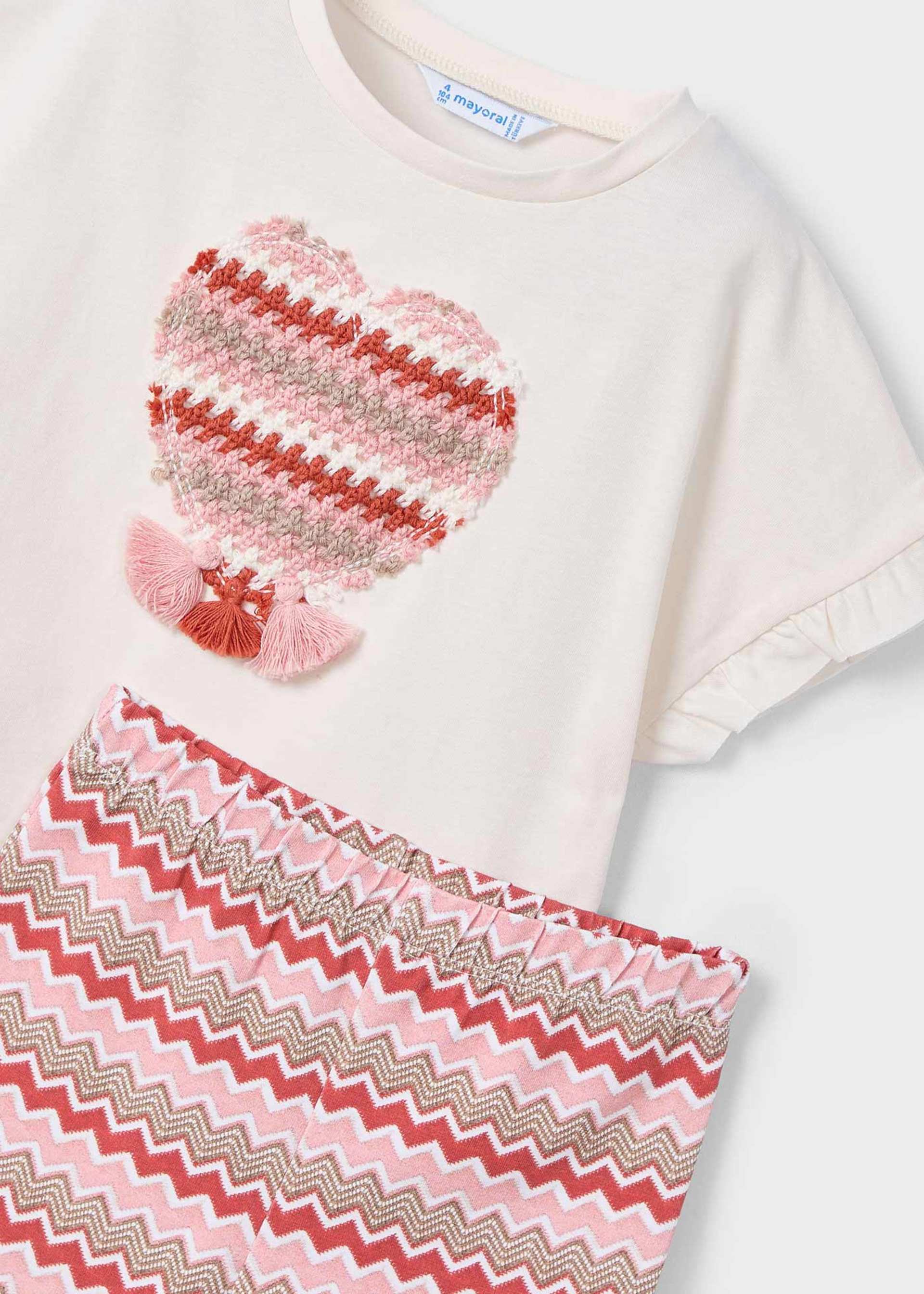 Girl Flared Leggings and T-Shirt Set Girl Flared Leggings and T-Shirt Set