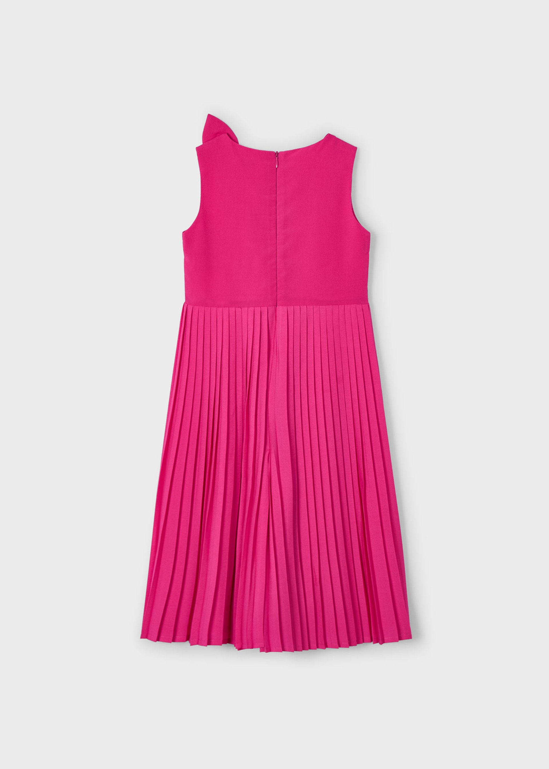 Girl jumpsuit with bow detail