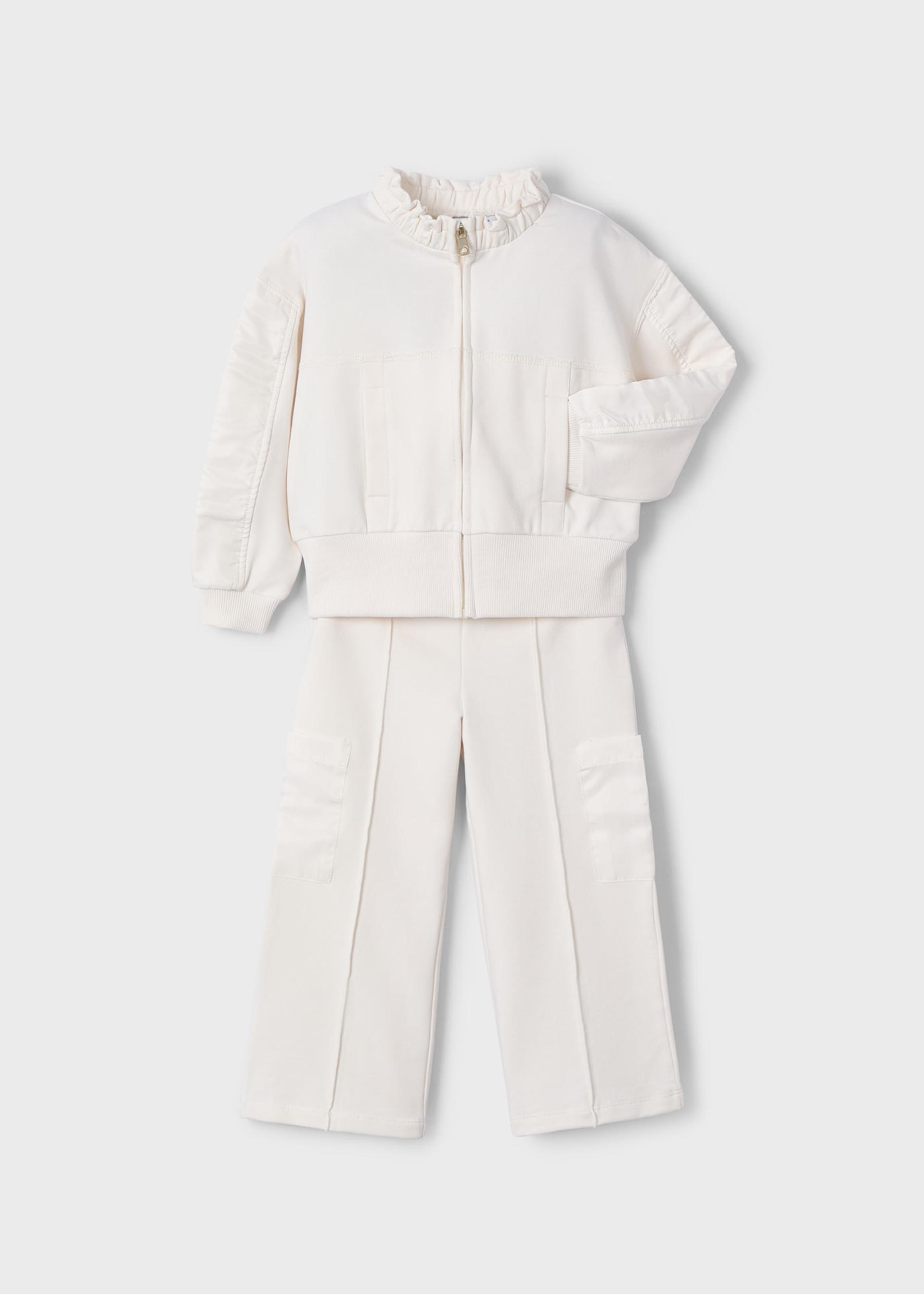 Girl contrast tracksuit