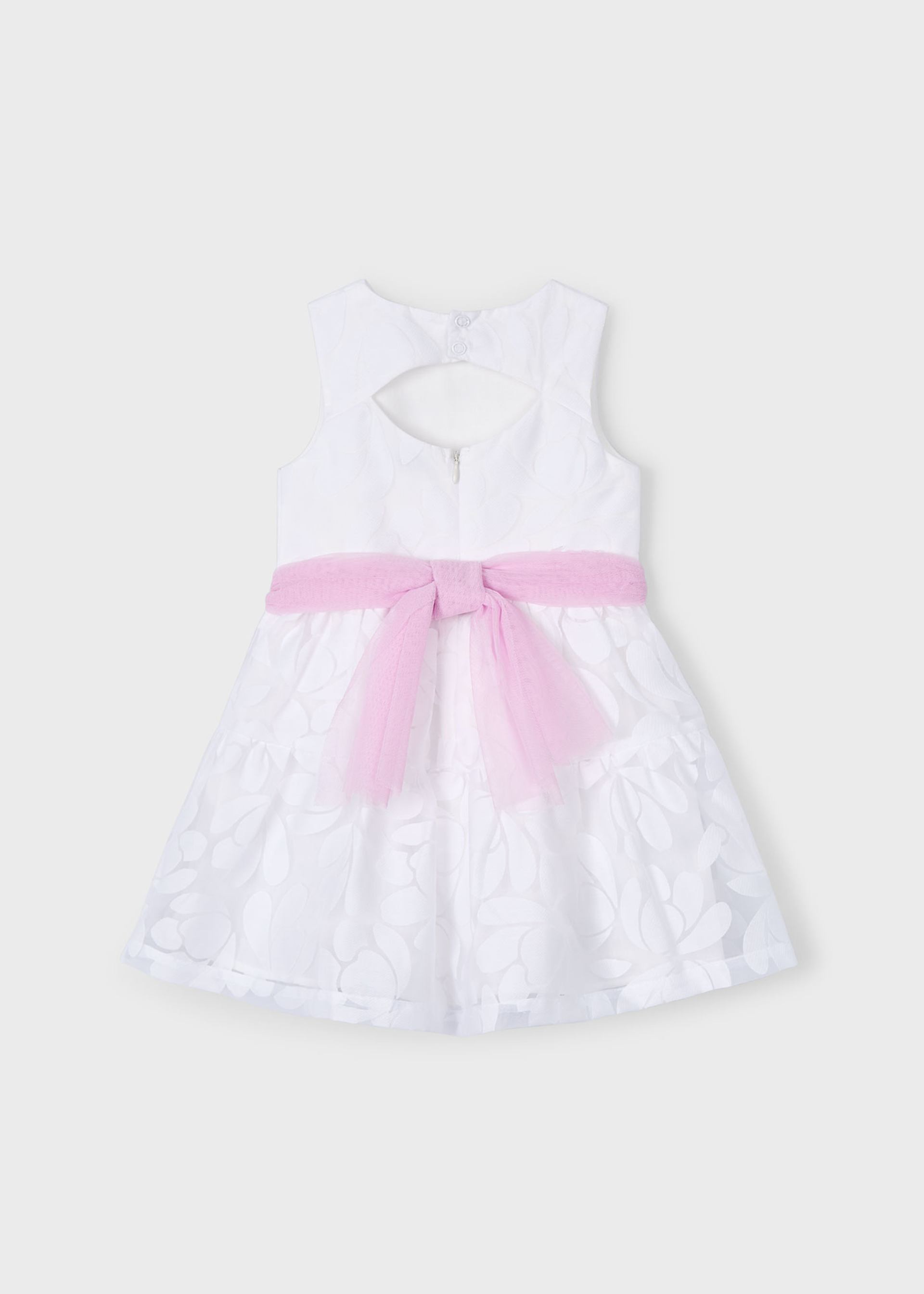 Girl dress with flower sash Girl dress with flower sash