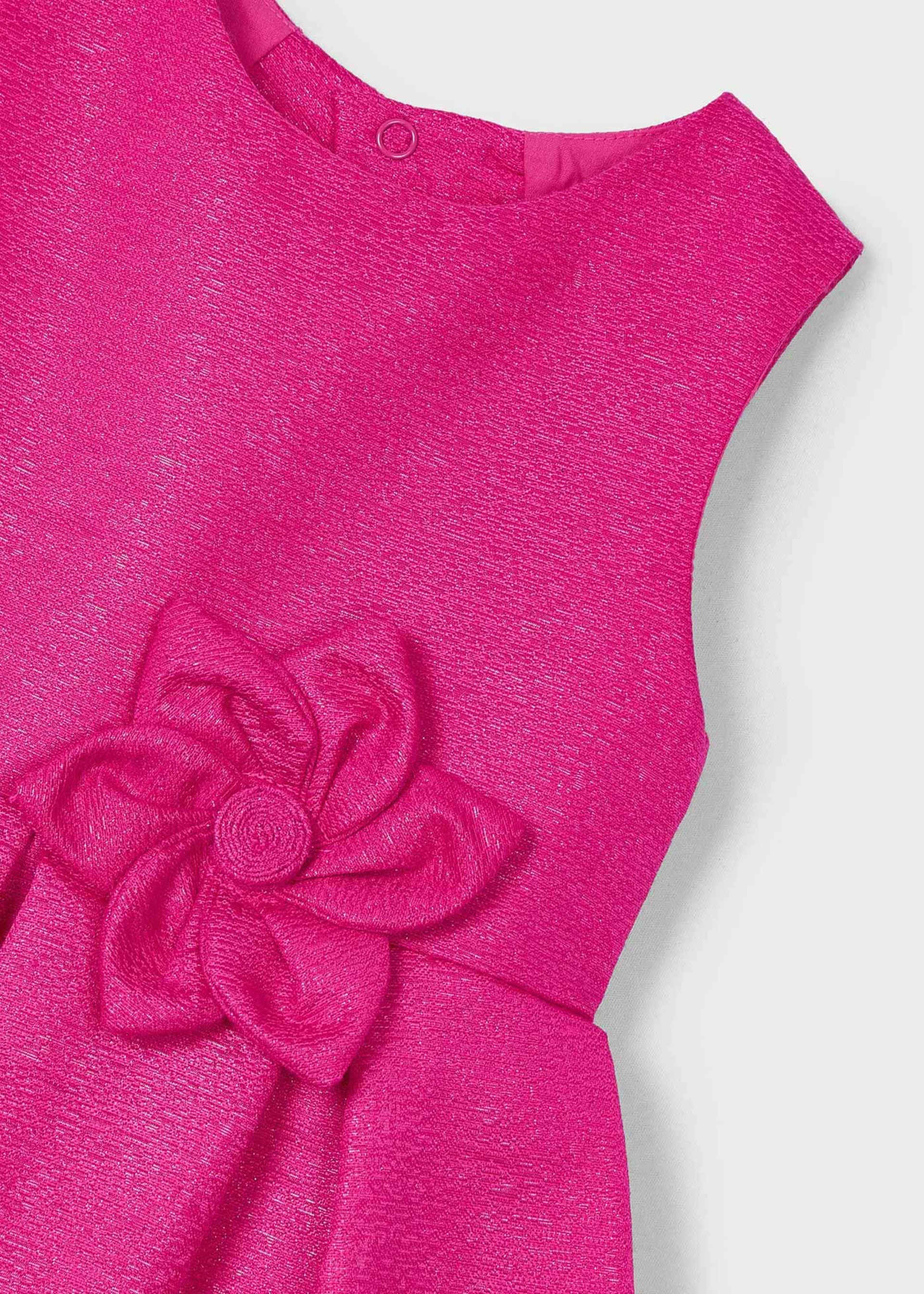 Robe structurée en satin fille Robe structurée en satin fille