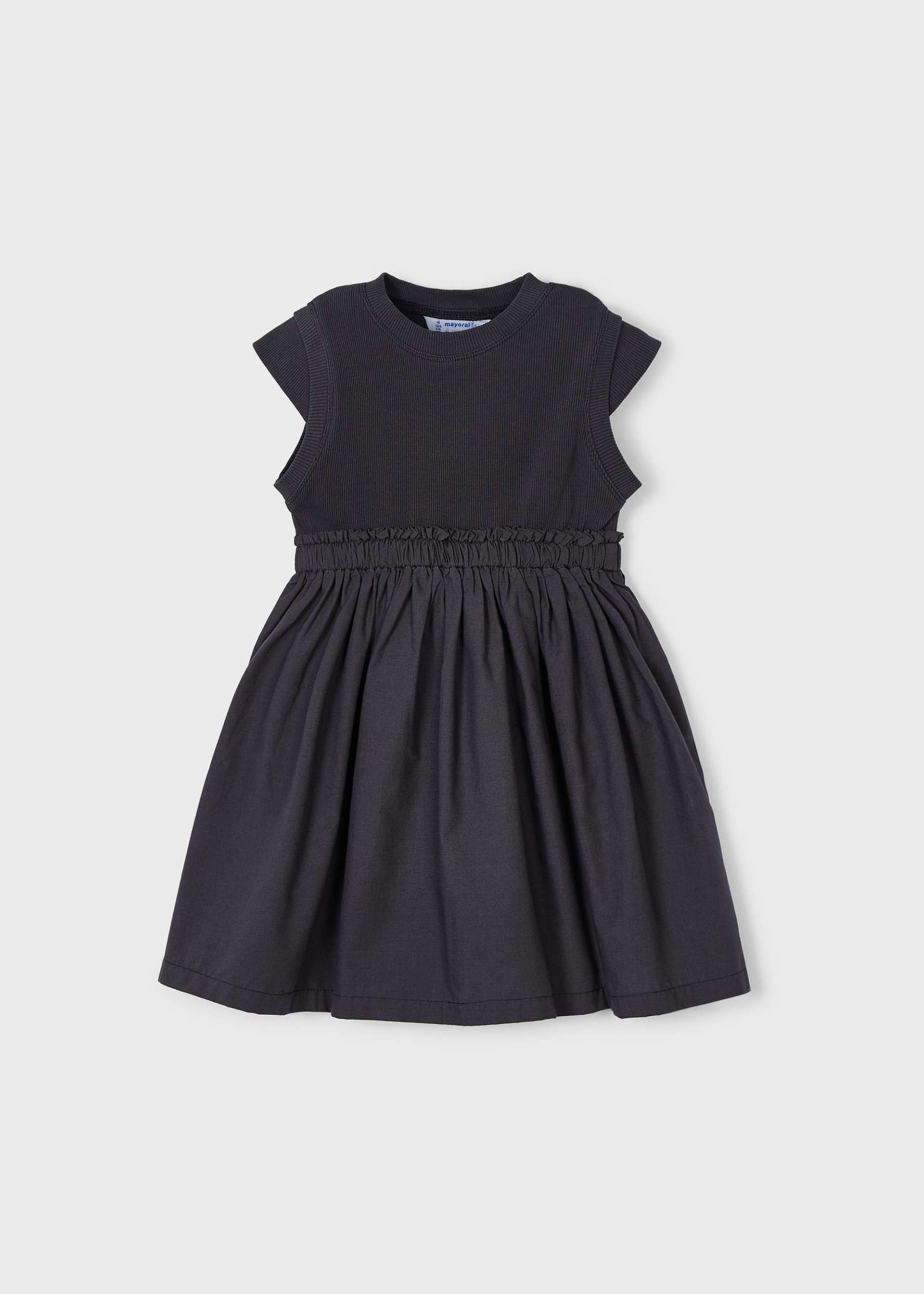 Φόρεμα συνδυασμένο καναλέ κορίτσι