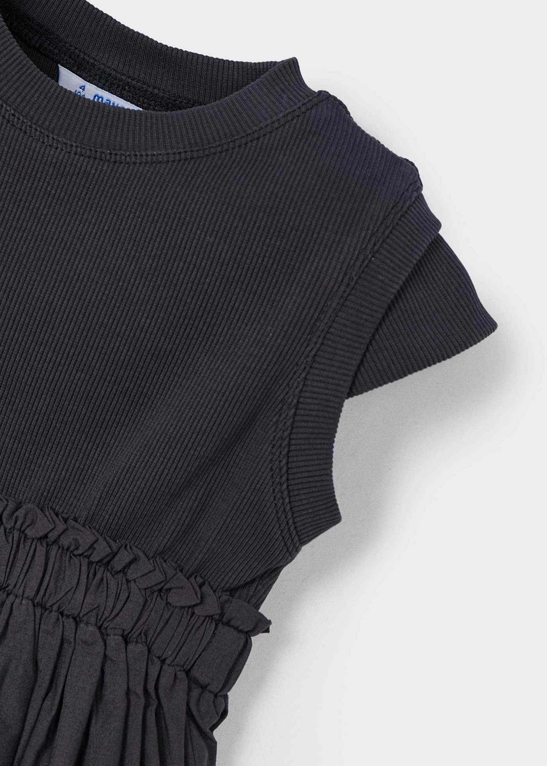 Φόρεμα συνδυασμένο καναλέ κορίτσι