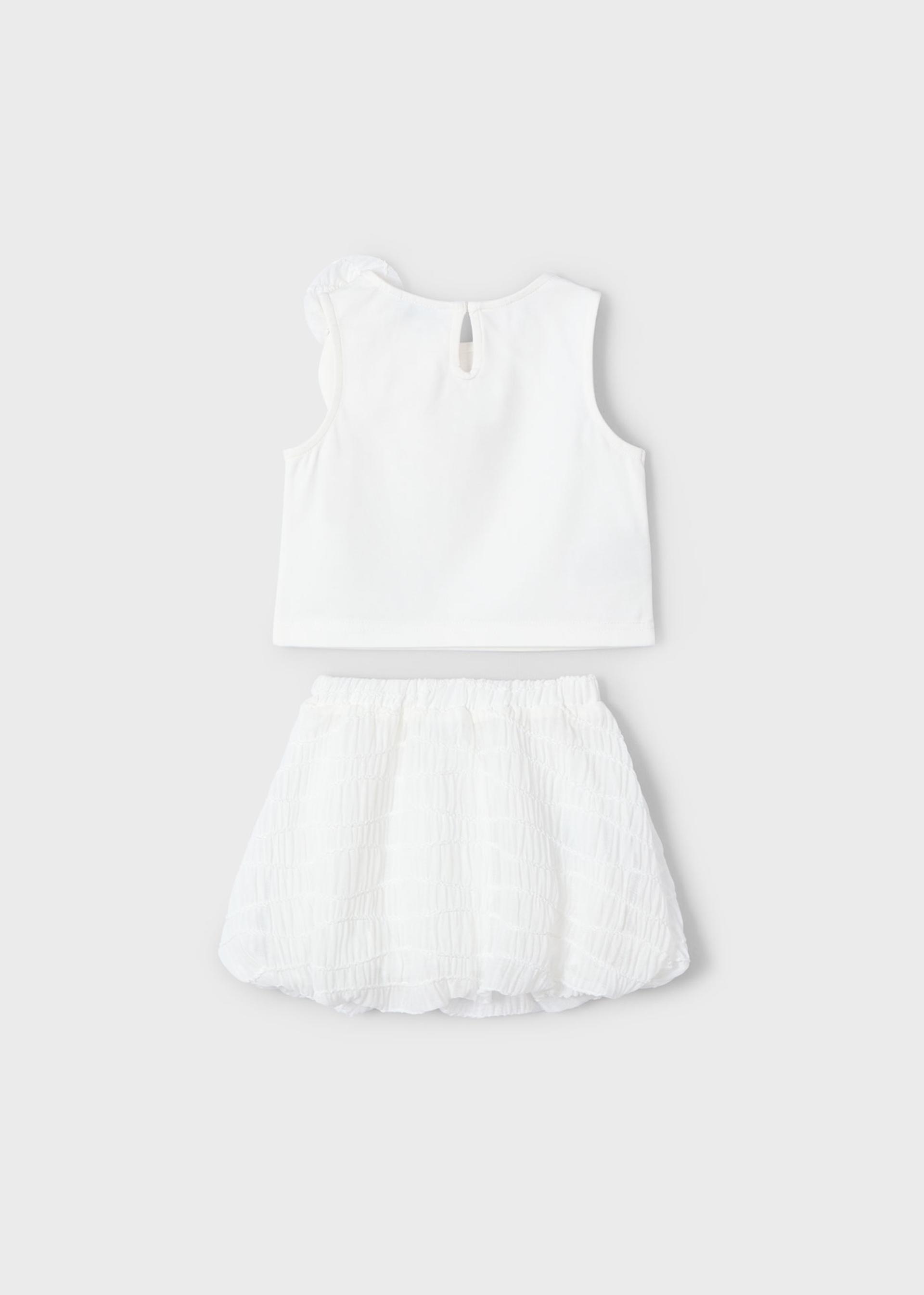 Komplet spódnica i top dla dziewczynki