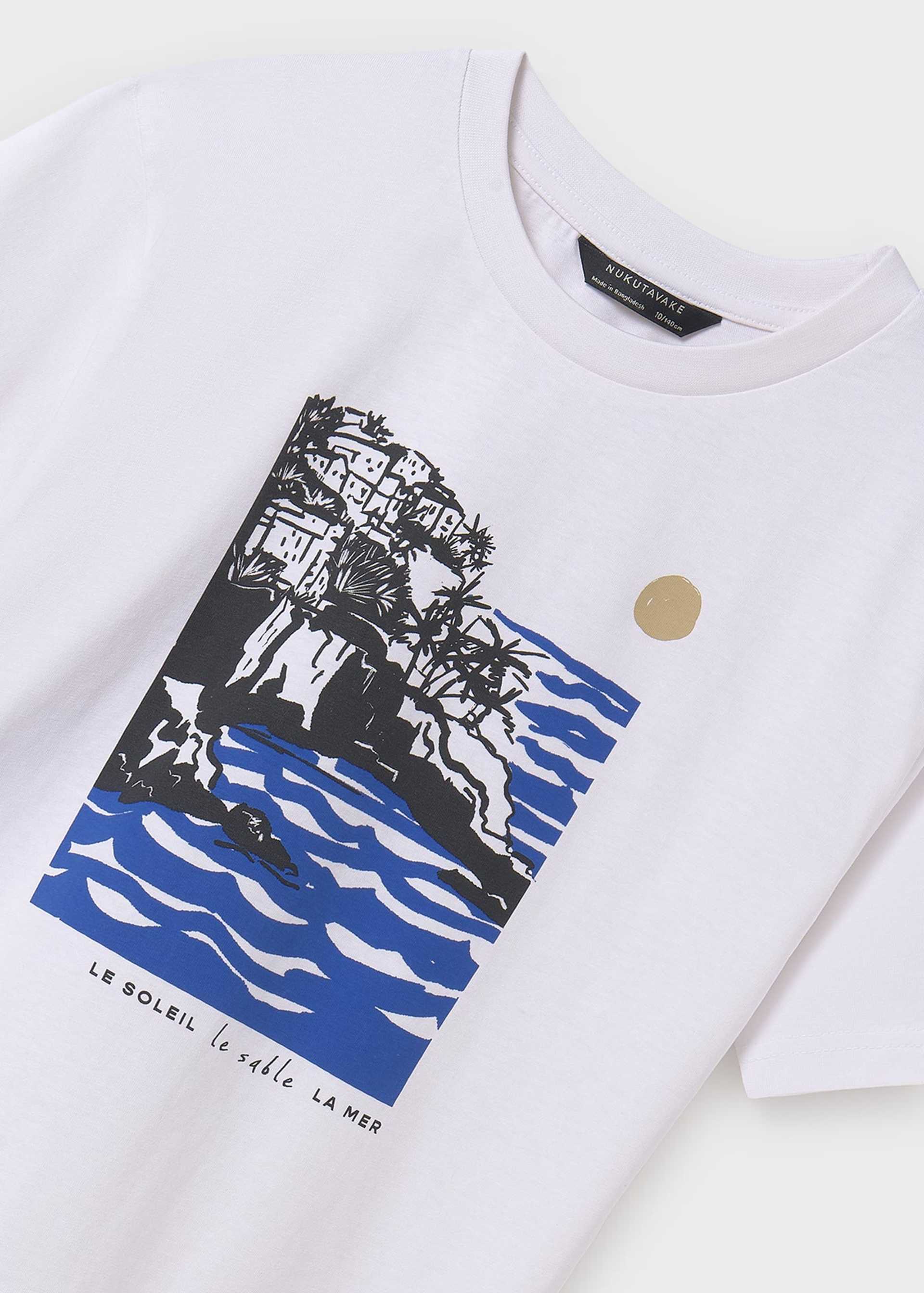 T-shirt paysage garçon