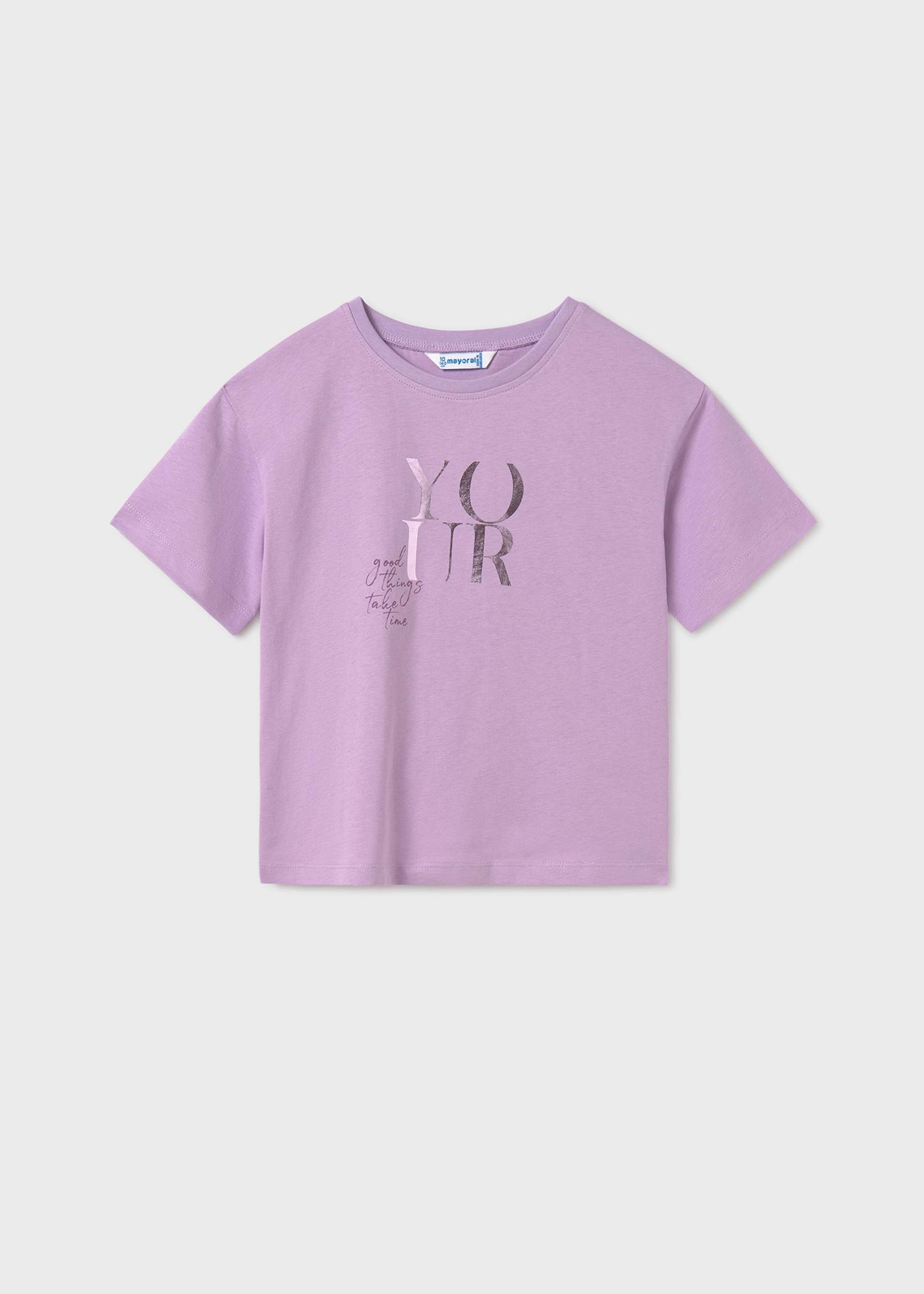 T-shirt letras rapariga