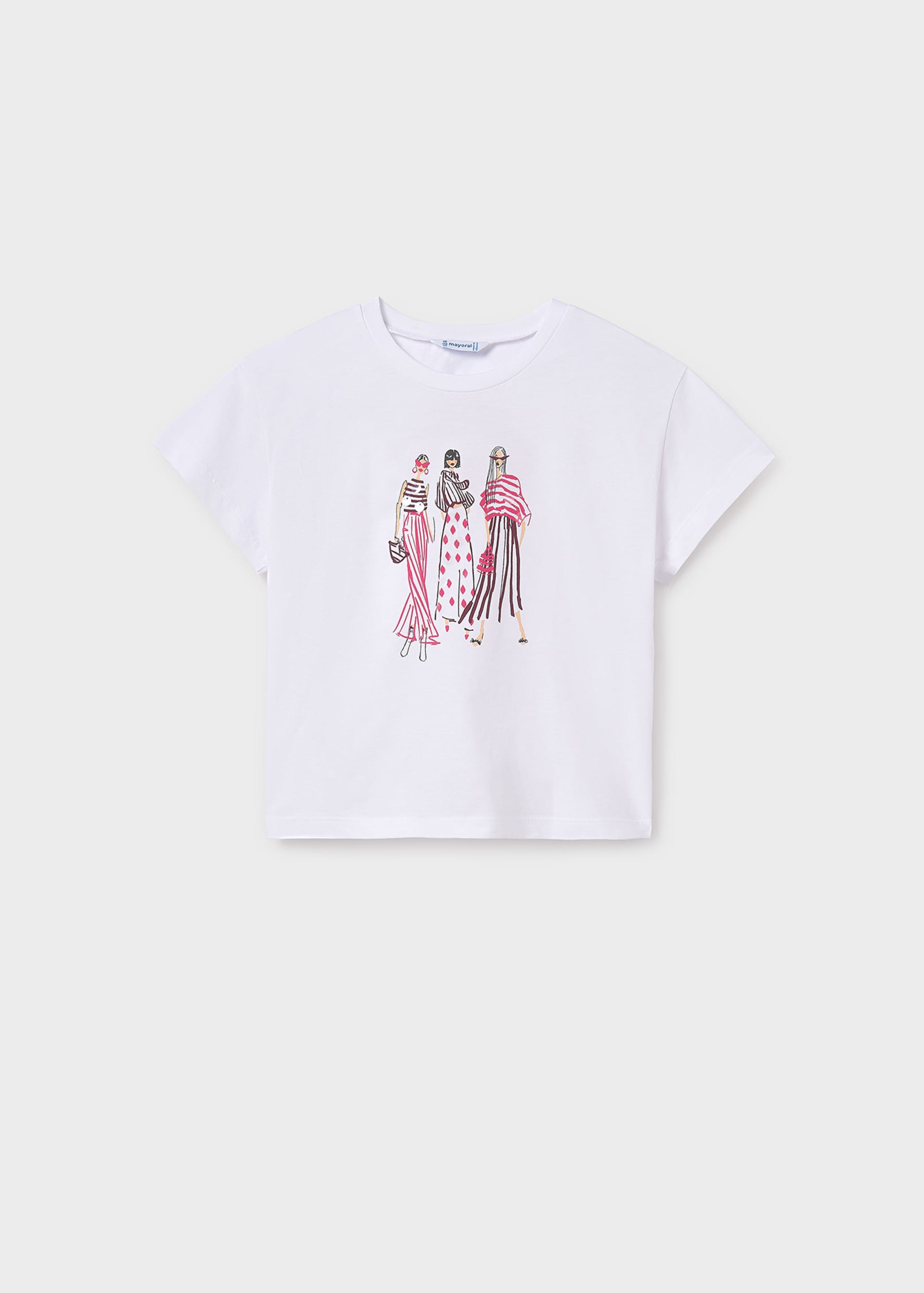 Playera gráfica espalda cruzada chica