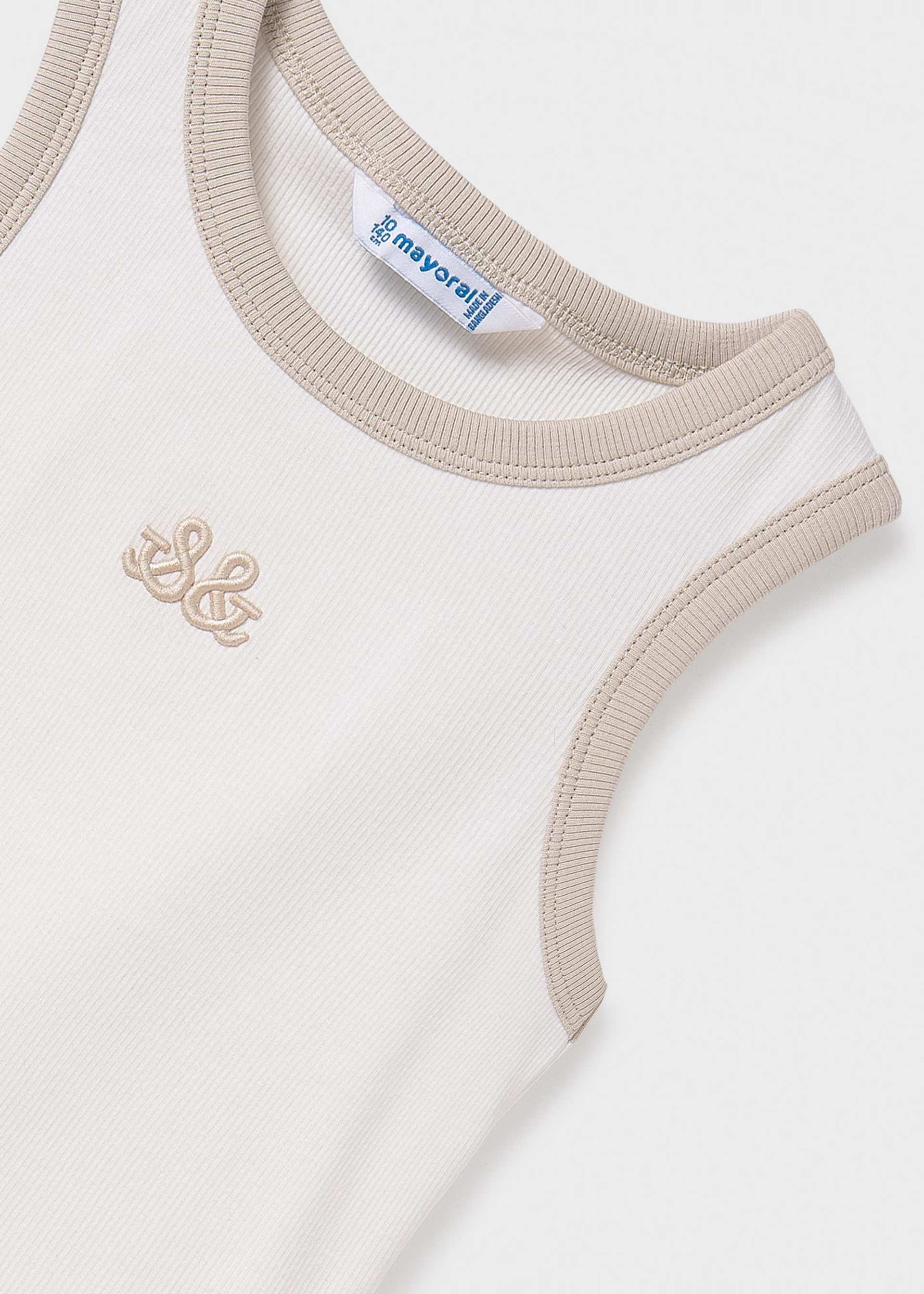 Girl embroidered strappy top Girl embroidered strappy top