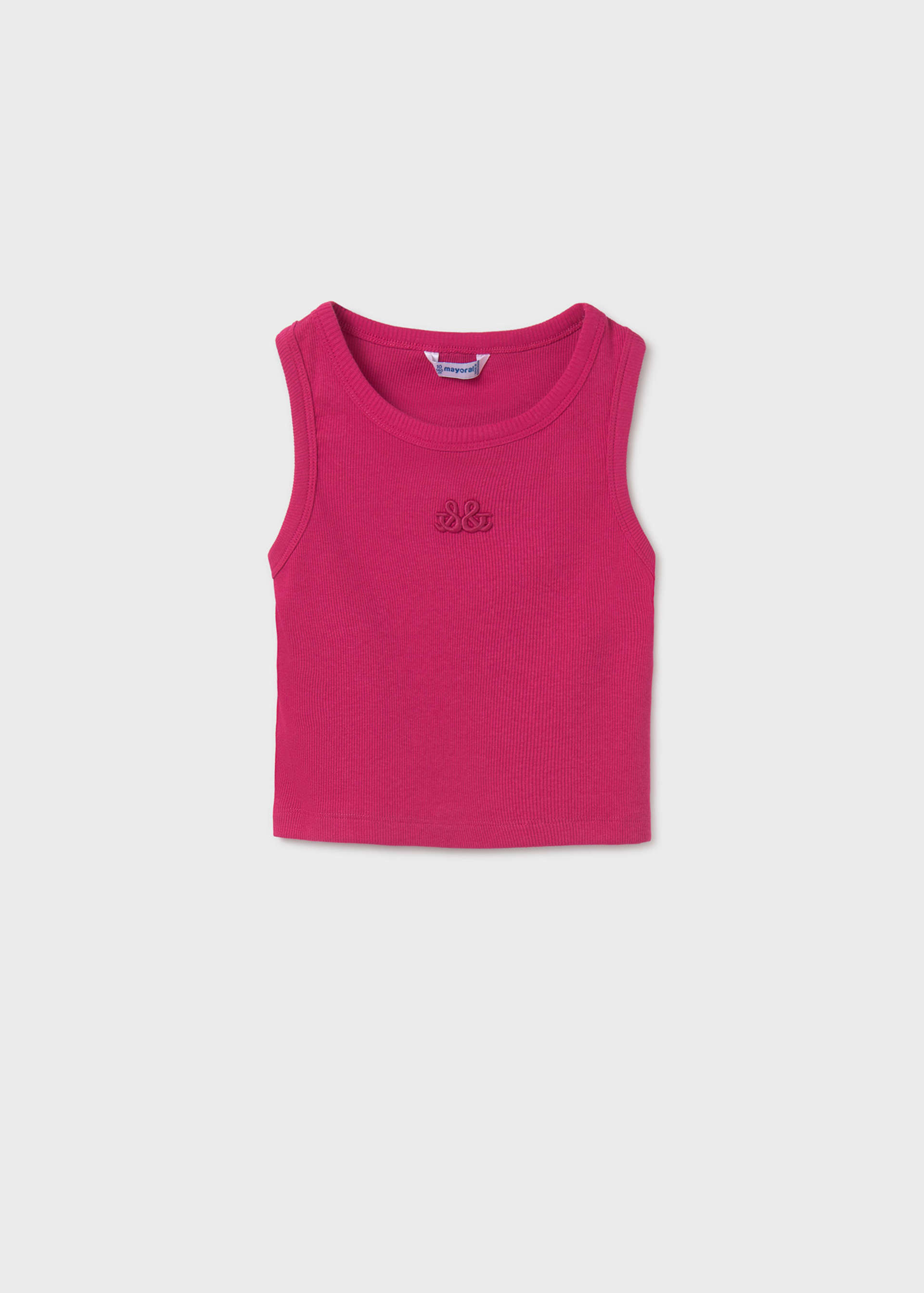 Girl embroidered strappy top