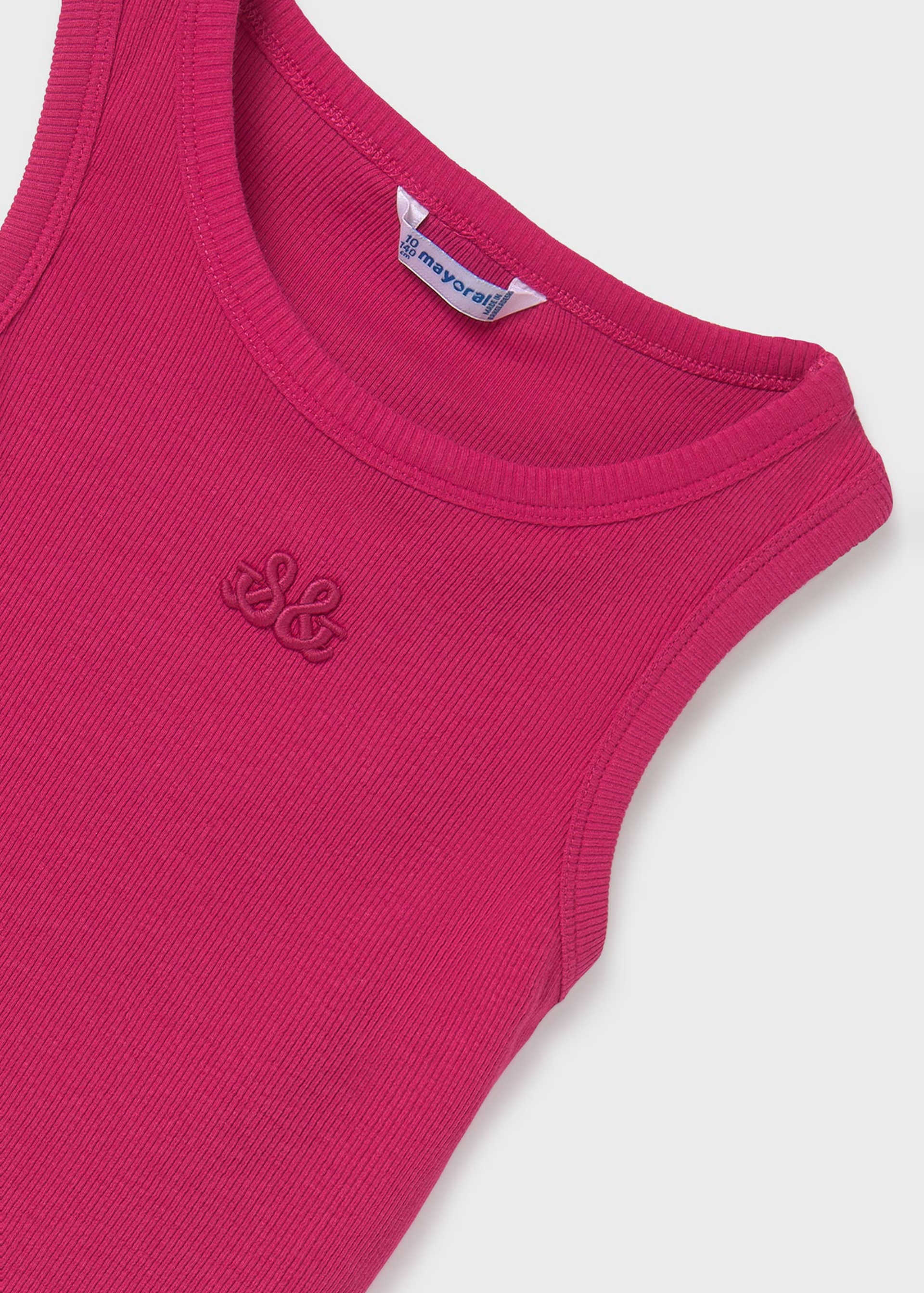 Girl Embroidered Tank Top