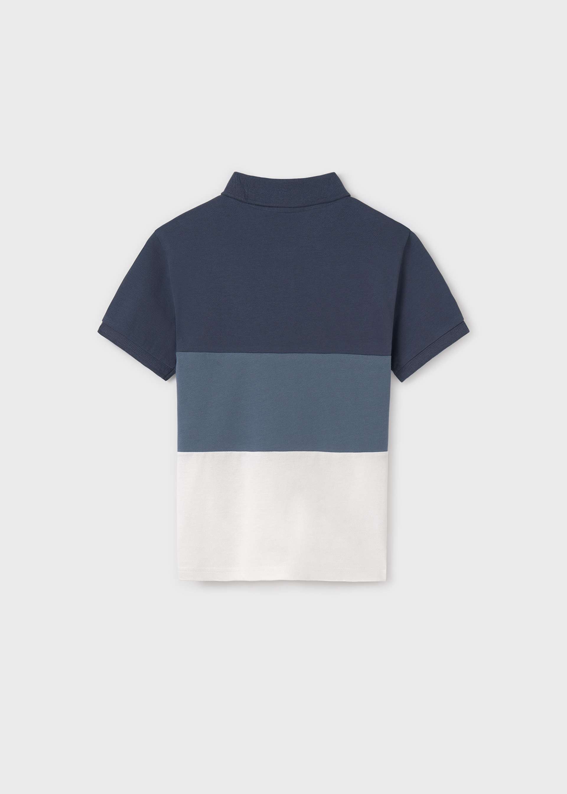 Boy Color Block Polo Shirt